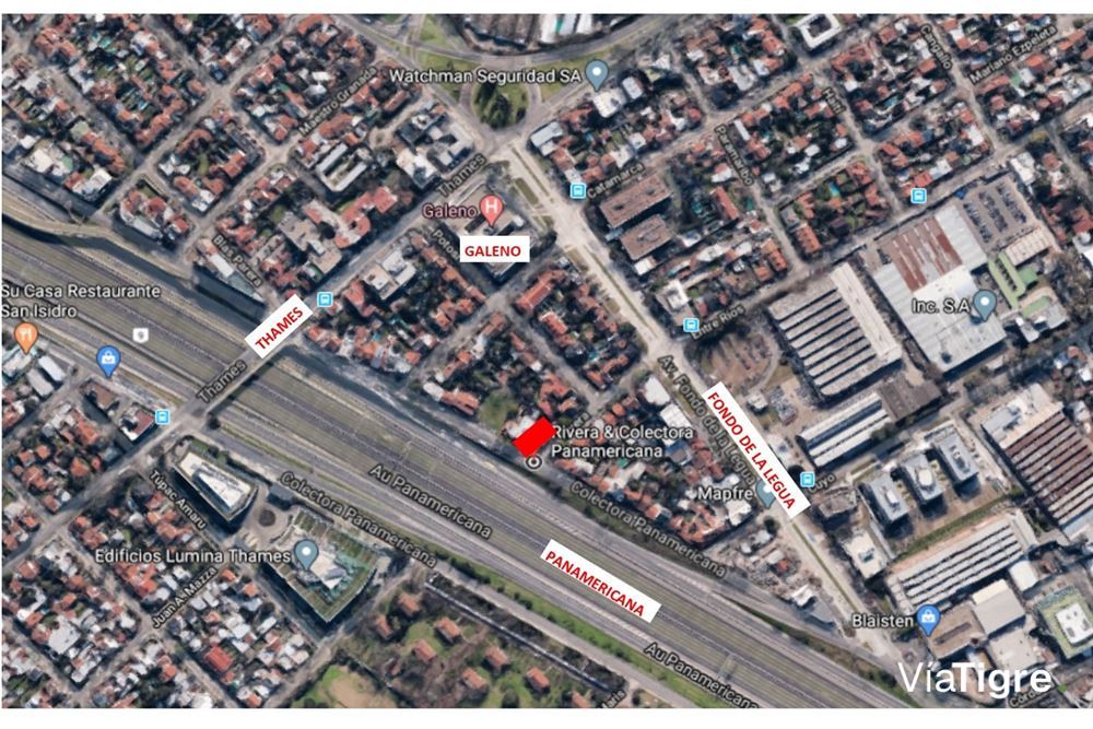 Venta Lote 906m2 Panam casi Thames Comercial Ofic.