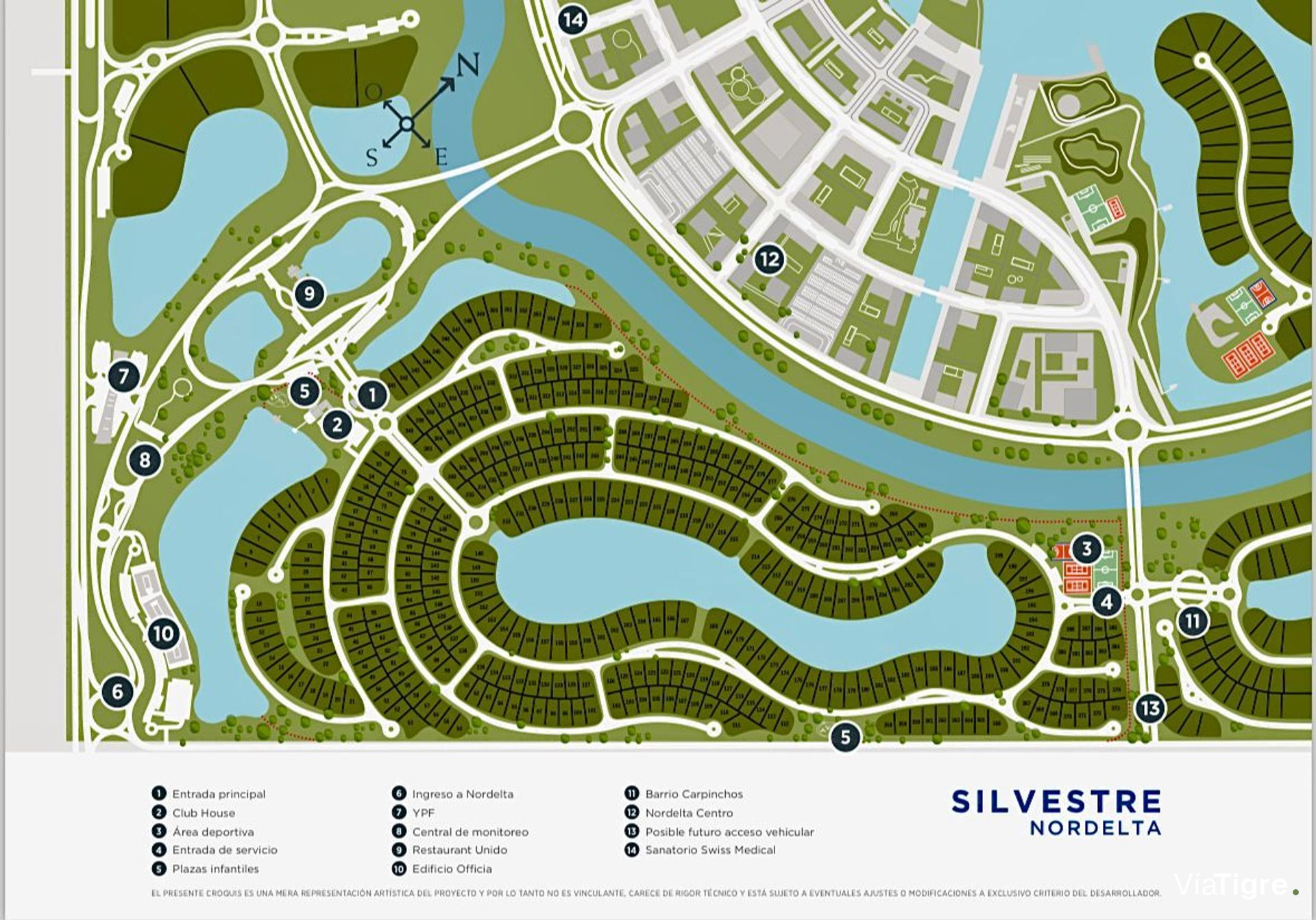 Lot Al Agua for Sale, Silvestre Neighborhood, Nordelta