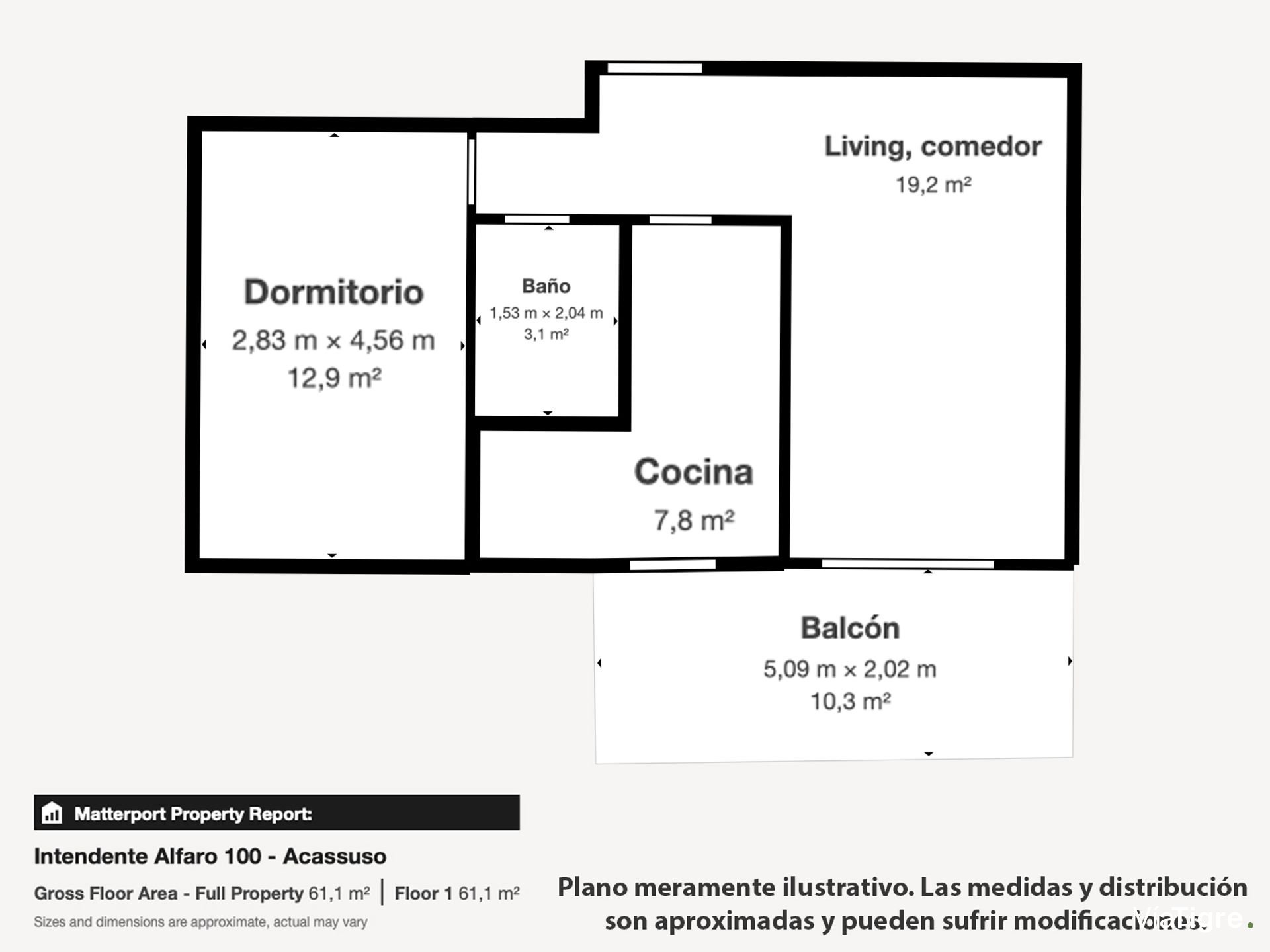 Dpto 2 Amb. En Venta En Acassuso Con Balcon