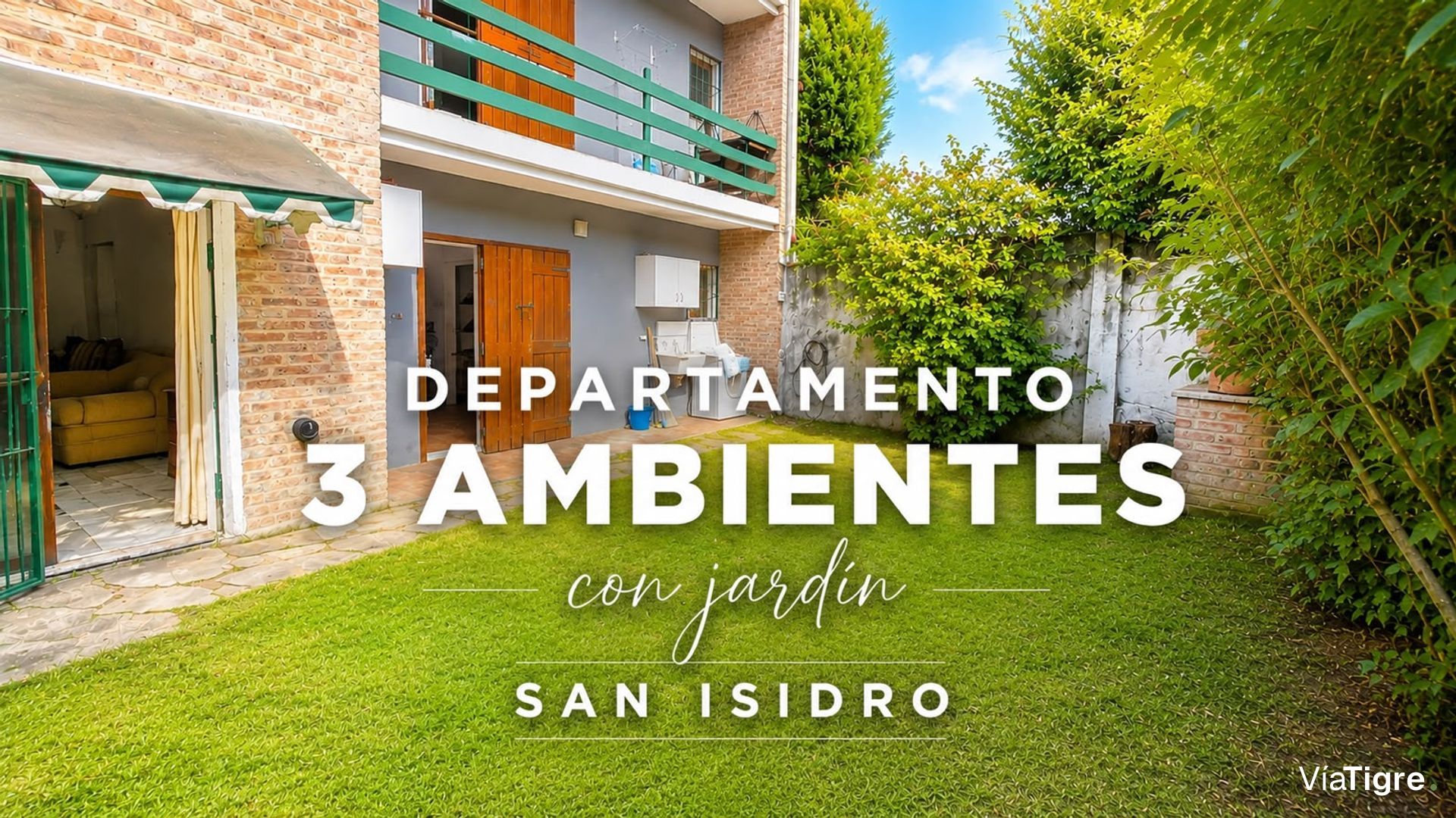 Departamento 3 Ambientes Venta San Isidro Jardin