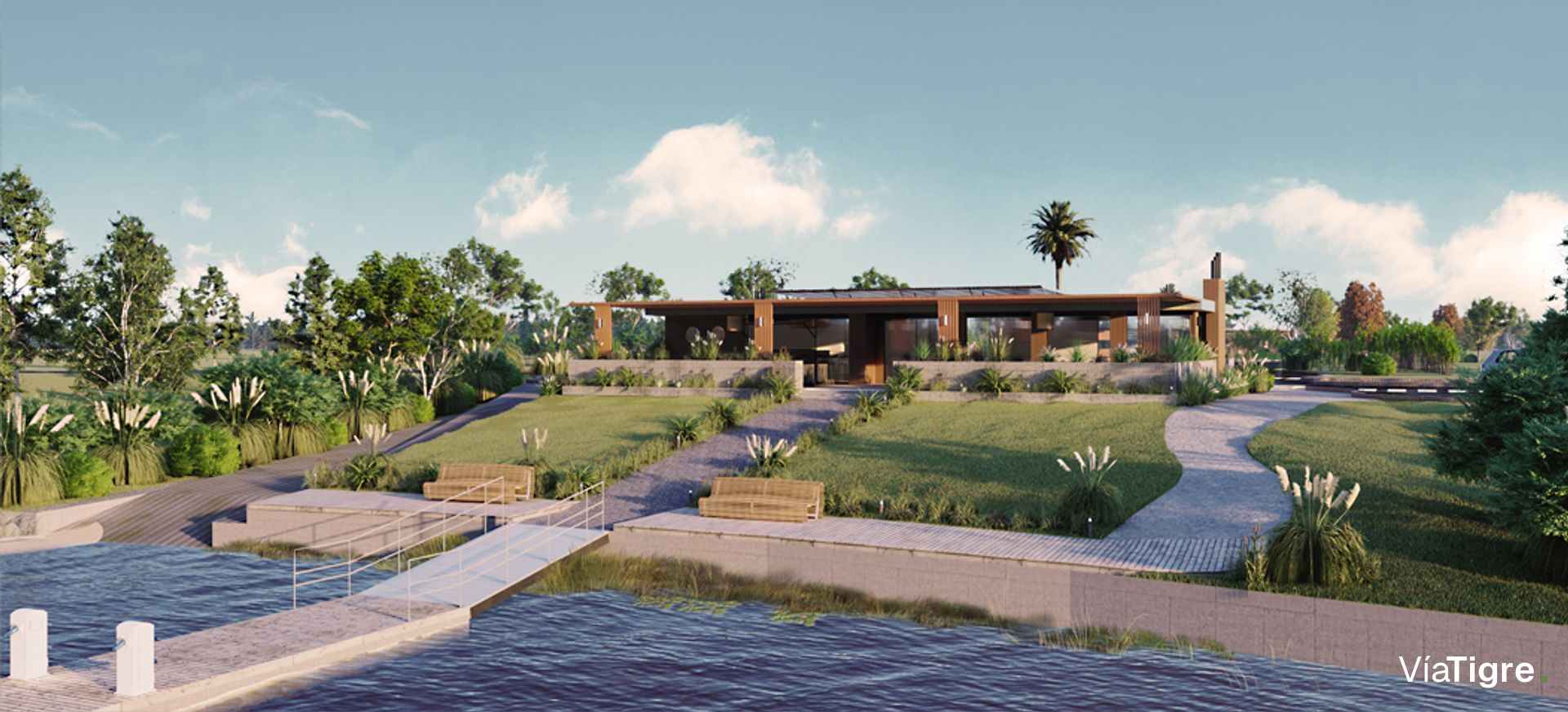 VENTA LOTE con amarra en barrio Bahia Villanueva