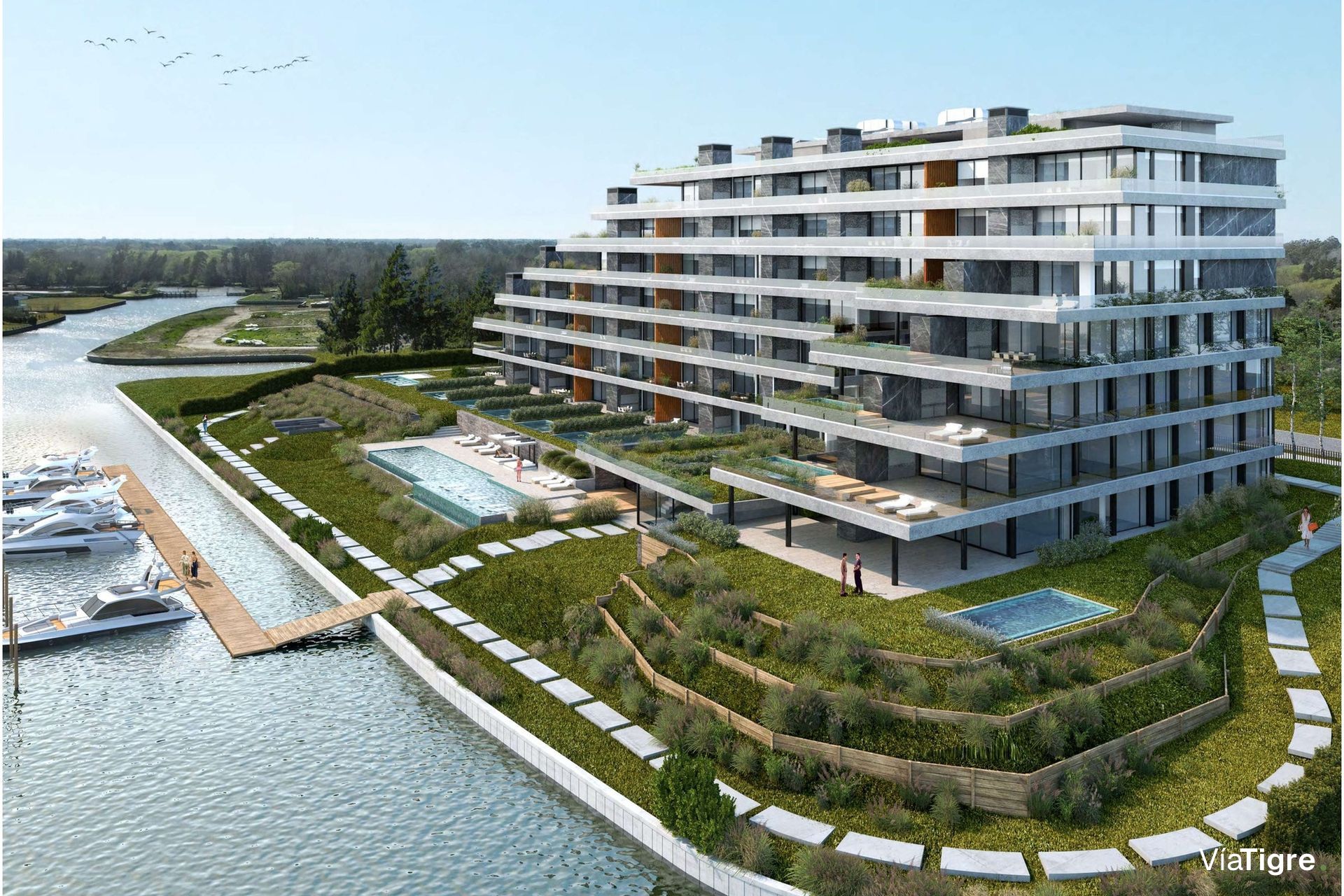 Venta Depto 3 Amb Acqua Marinas Nordelta Coch Parr