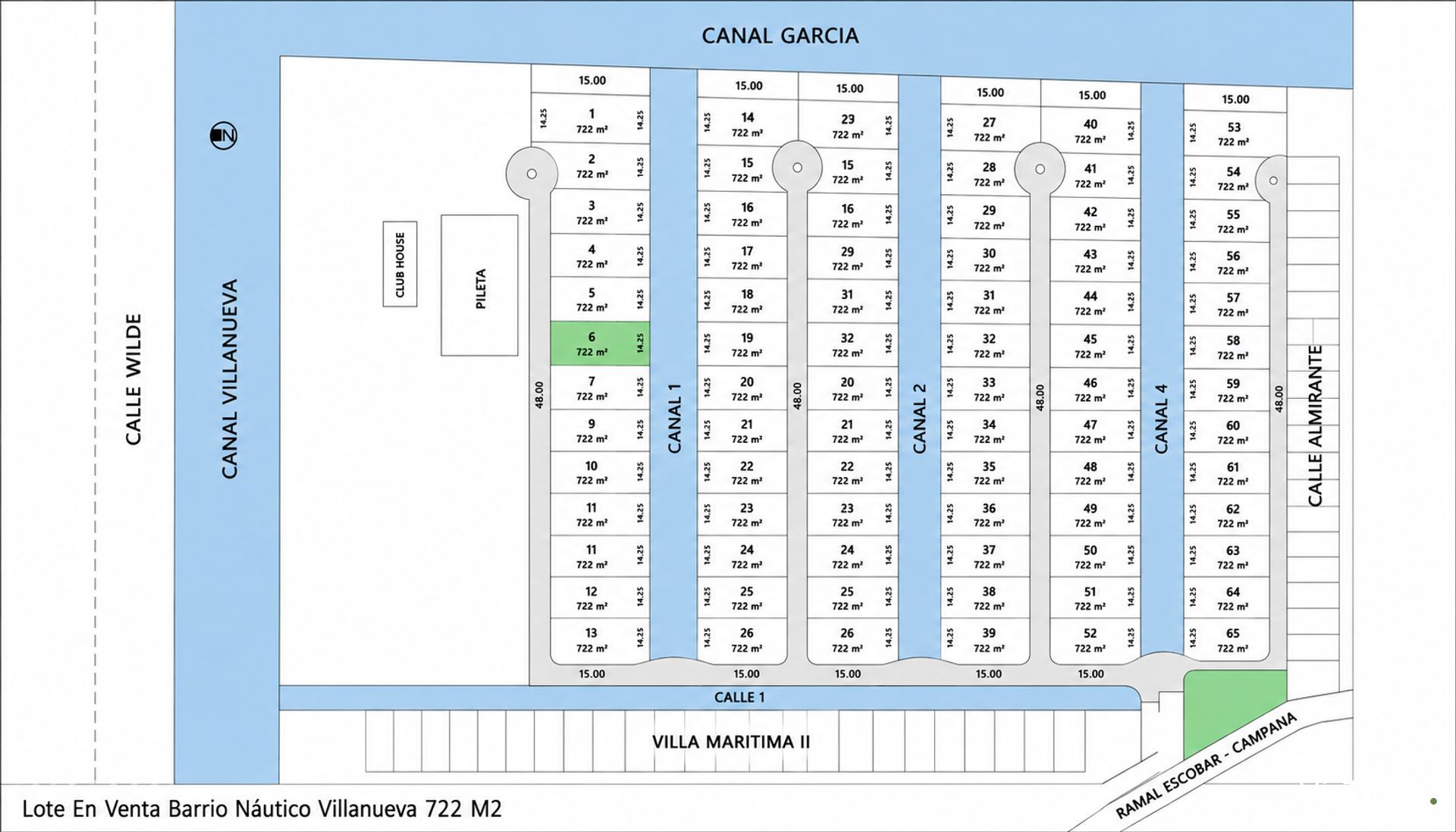 Venta Lote Barrio Nautico Villanueva