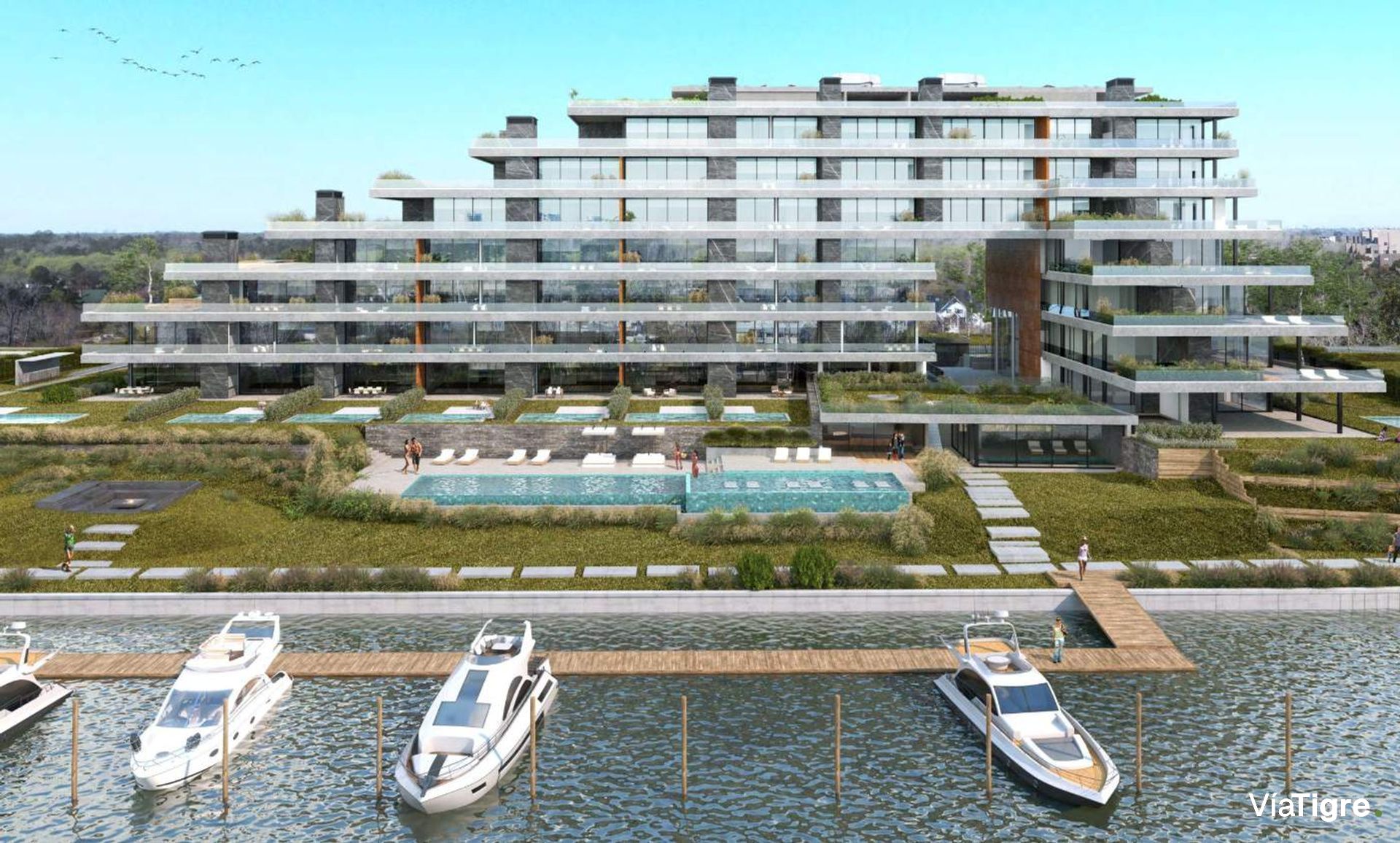 Venta 3 Ambientes Aterrazado Acquamarinas Nordelta