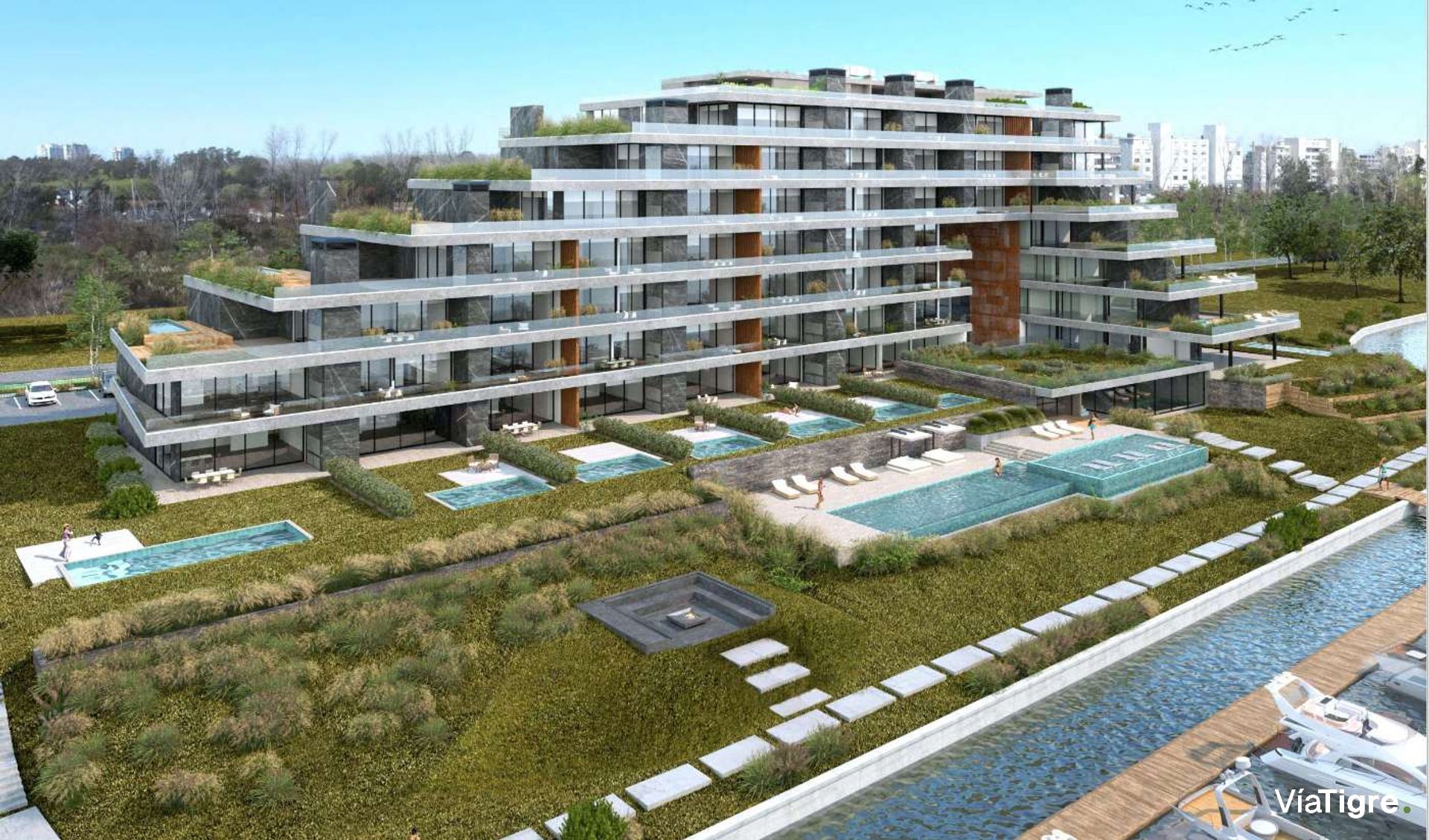 Venta 3 Ambientes Aterrazado Acquamarinas Nordelta