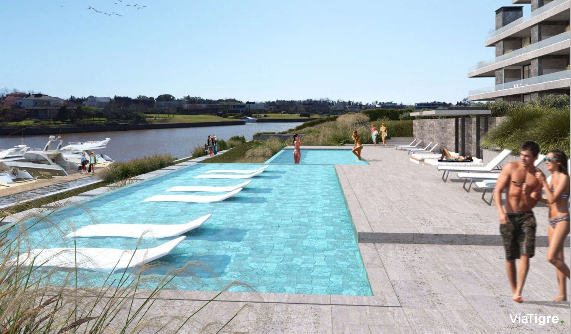 Venta 3 Ambientes Aterrazado Acquamarinas Nordelta