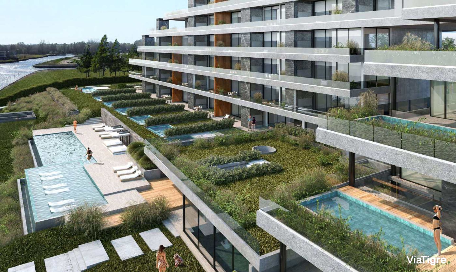 Venta 3 Ambientes Aterrazado Acquamarinas Nordelta