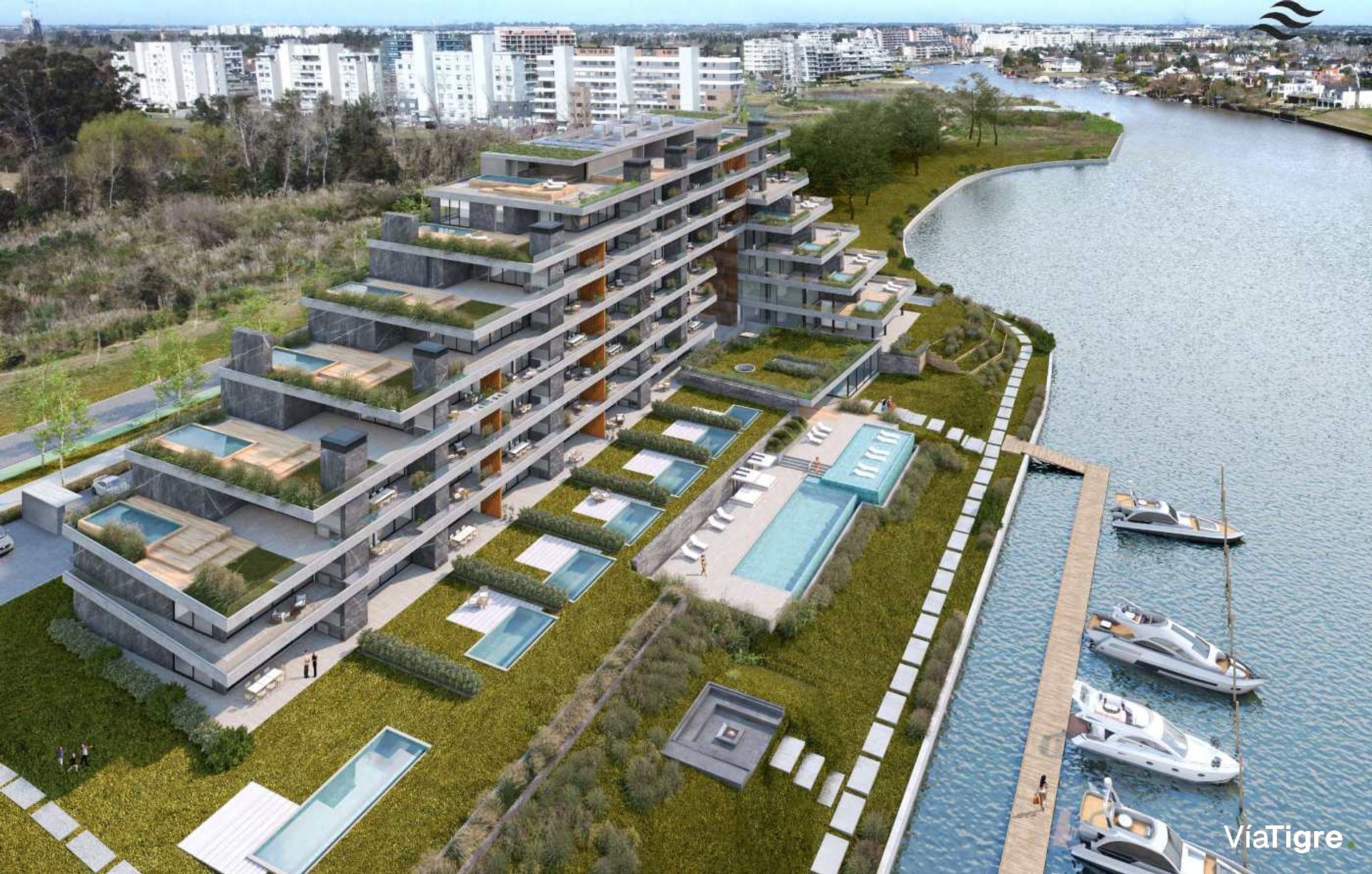 Venta 3 Ambientes Aterrazado Acquamarinas Nordelta