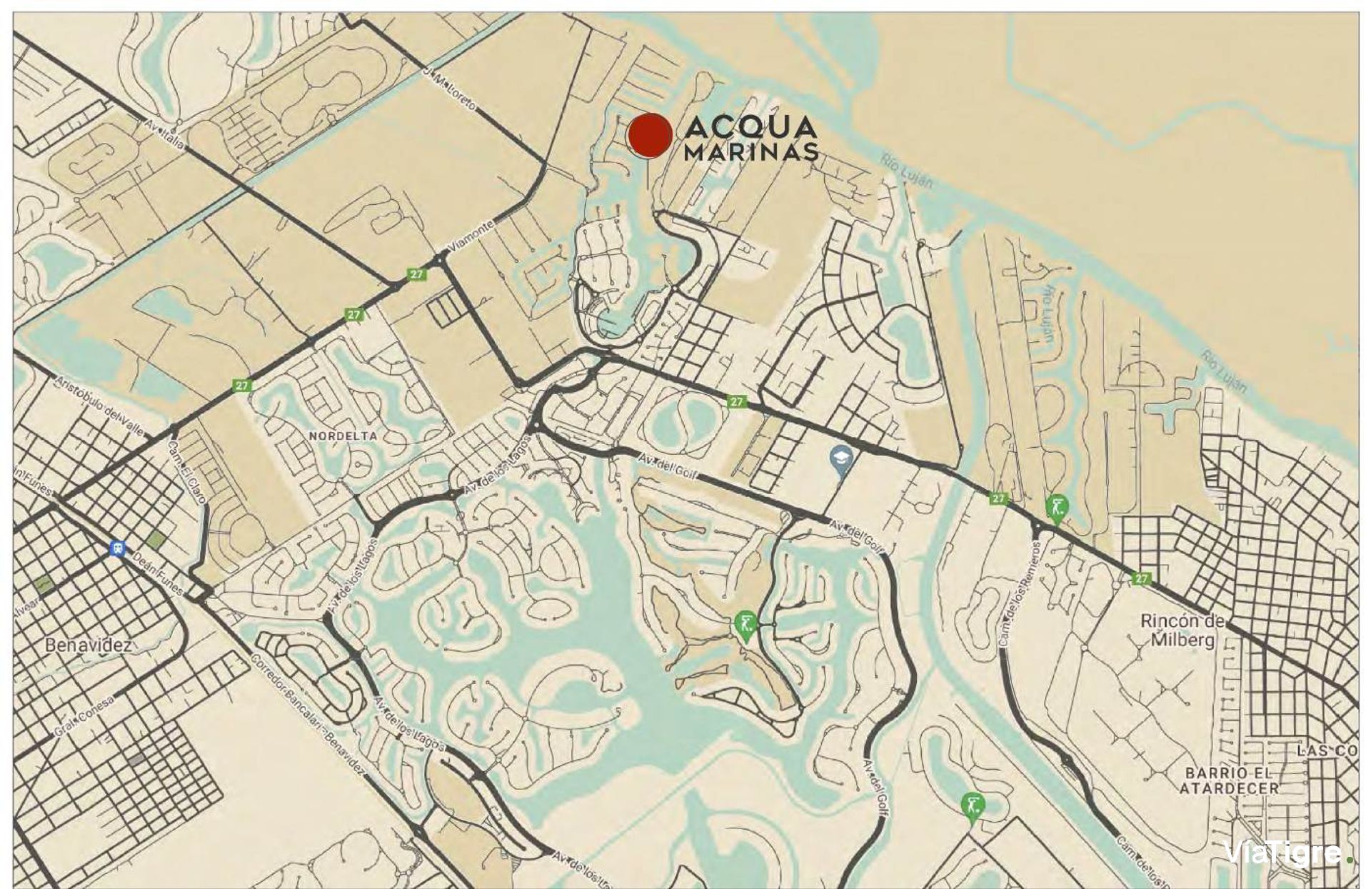 Venta 3 Ambientes Aterrazado Acquamarinas Nordelta