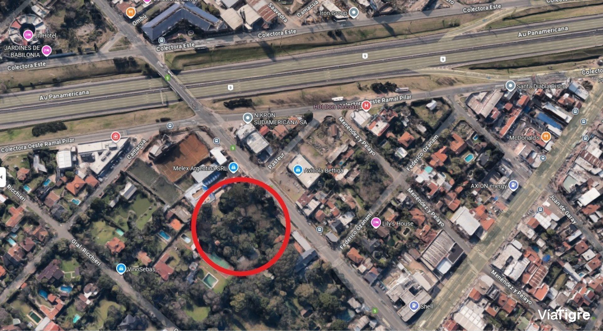 Alquila lote4157mt Don Torcuato 50mts Panamericana