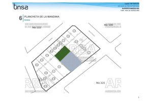 Land Lot 1338 m² for Sale in South Tigre District