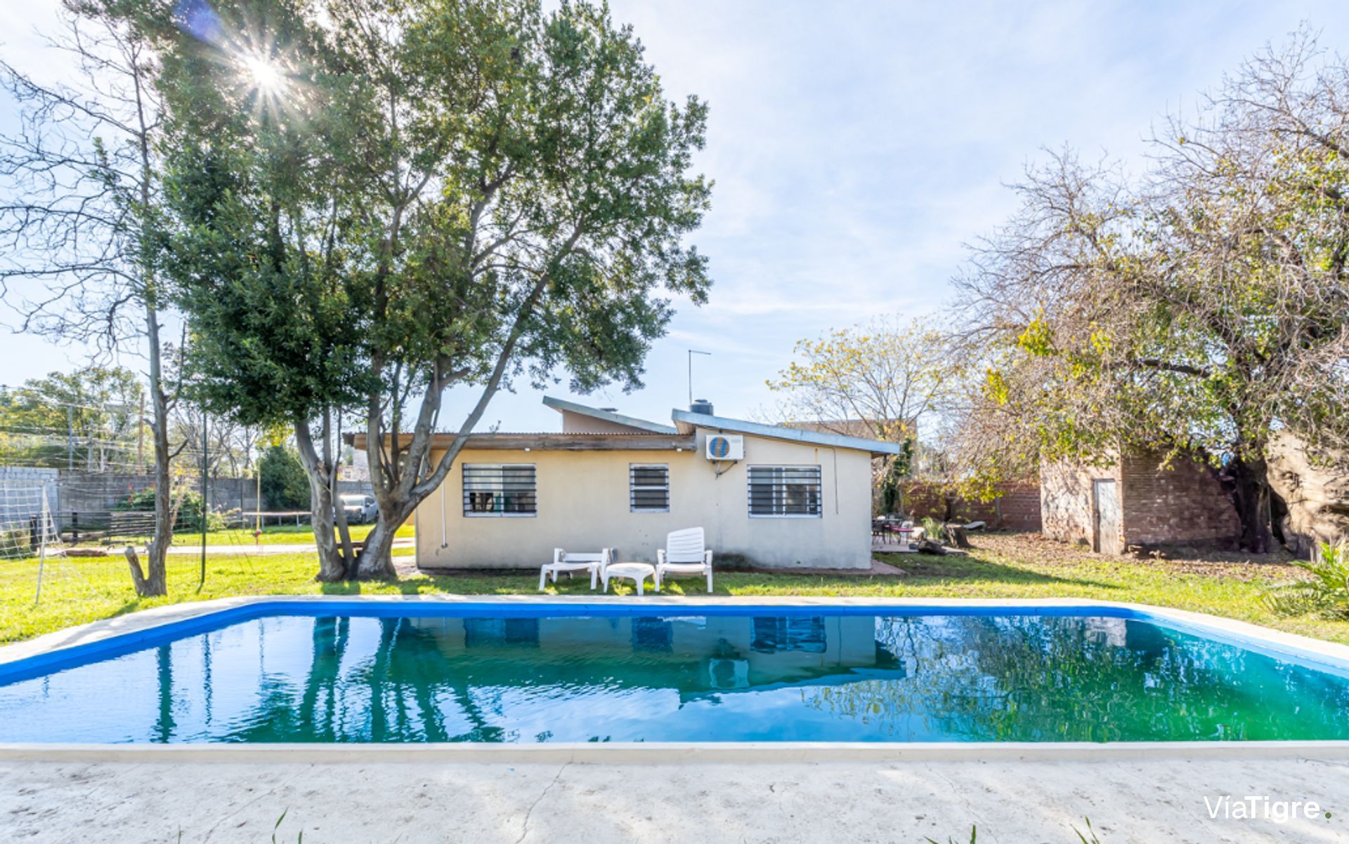 Venta casa 3 amb. lote 1500 m2 pileta en Pacheco