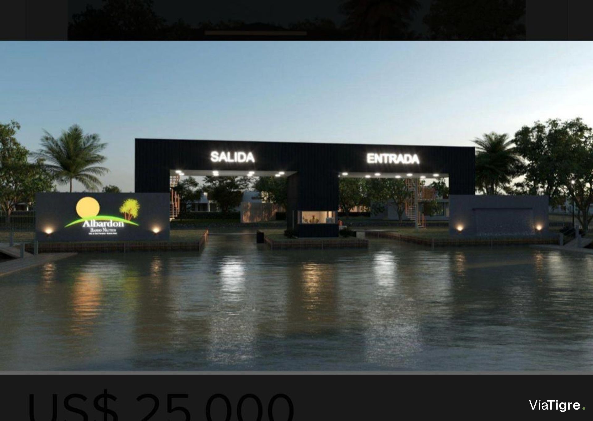 Lote en venta en Albardón, Barrio náutico