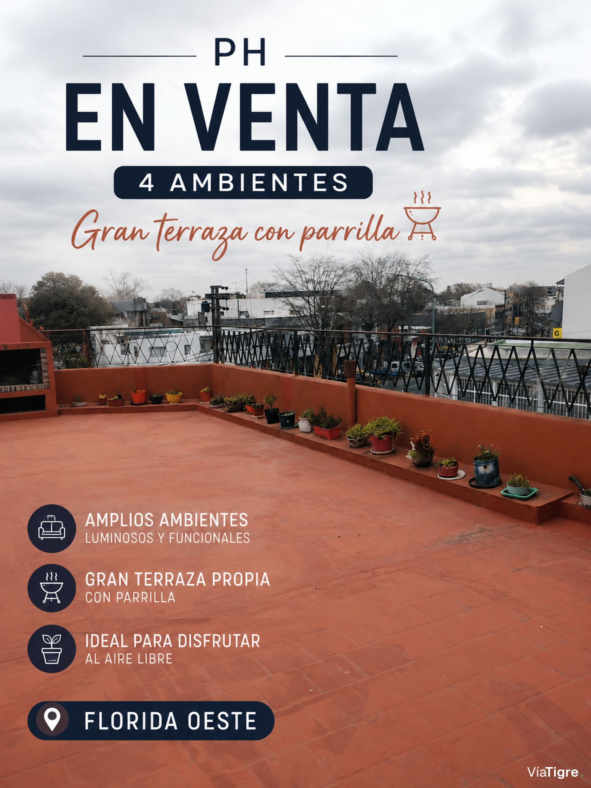 PH en Venta Florida Oeste 4 ambientes terraza