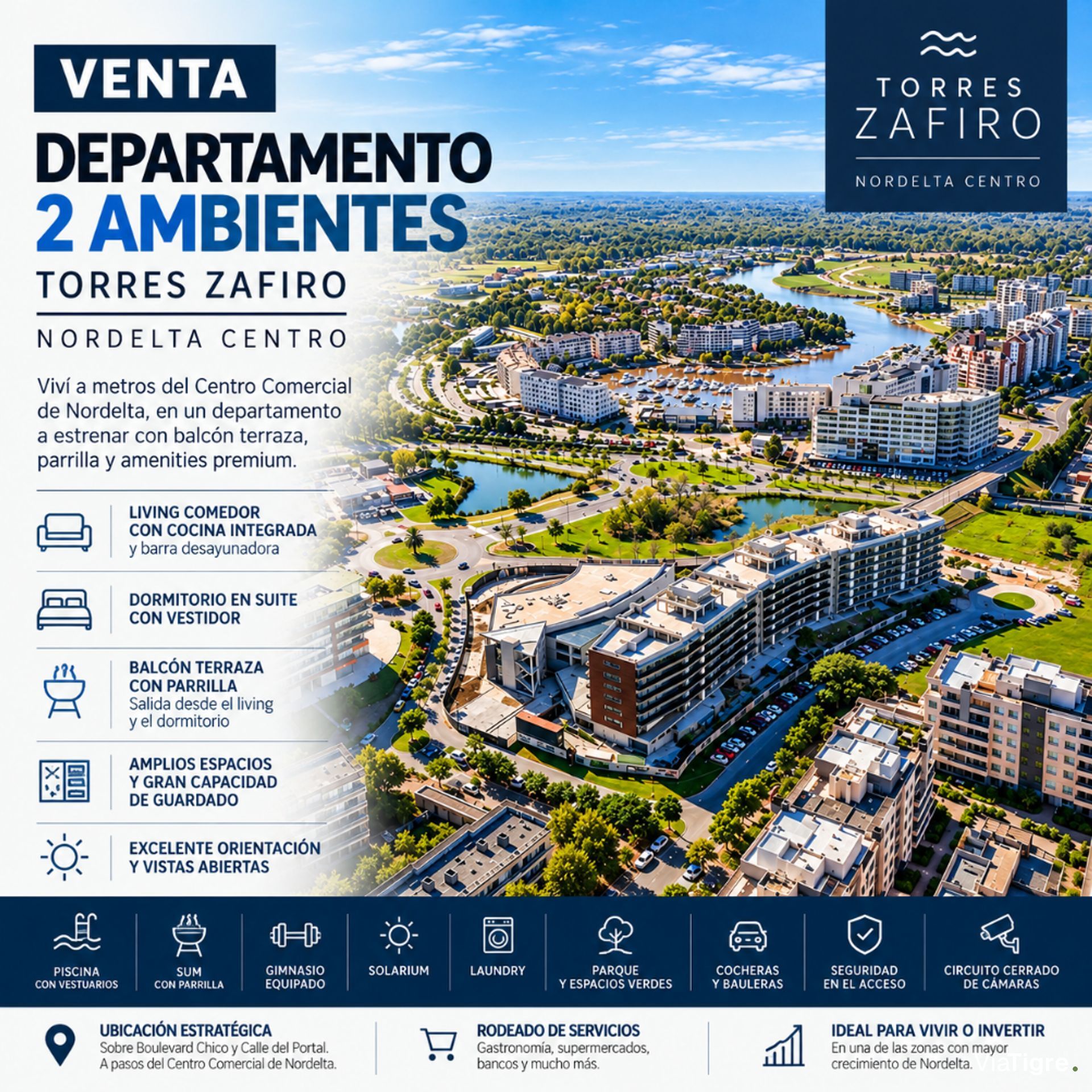 Venta Departamento 2 Ambientes Nordelta A Estrenar