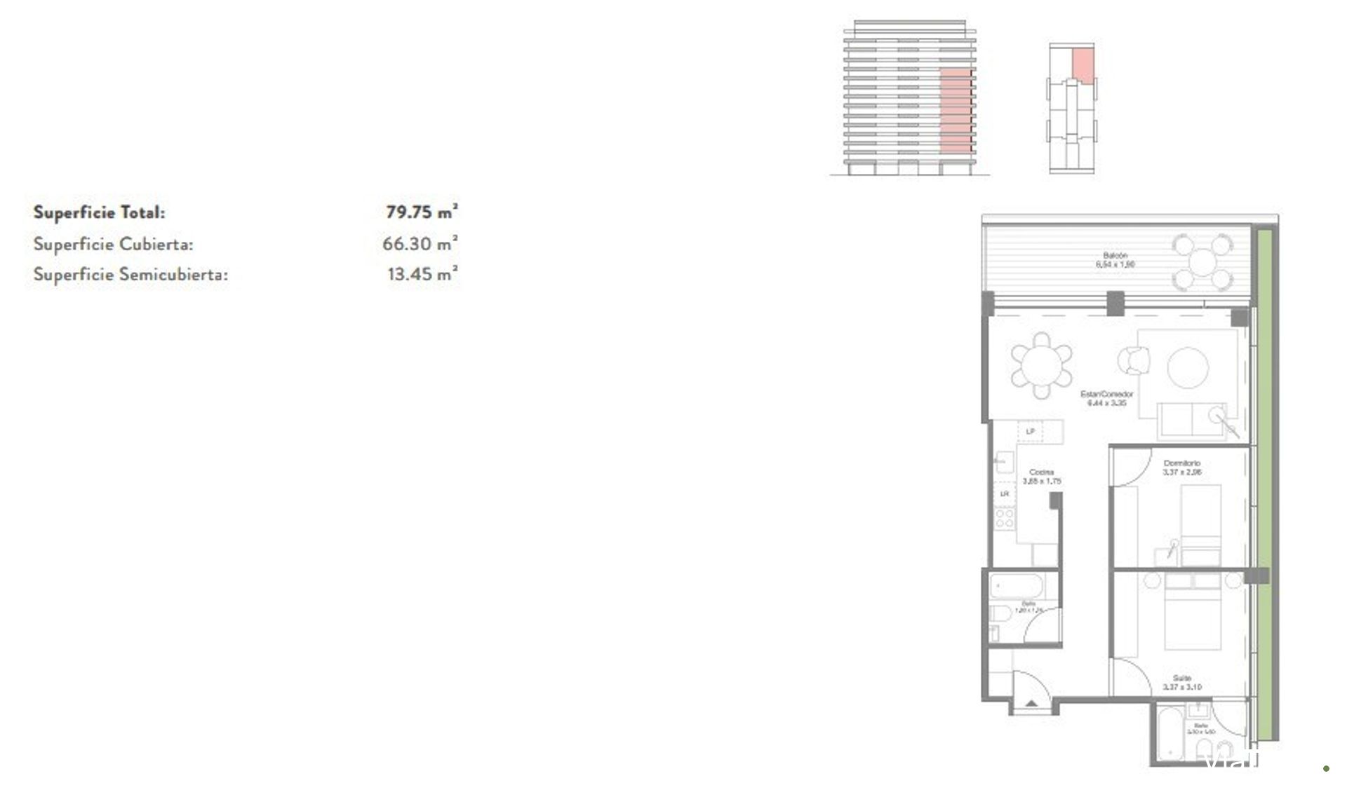 Venta Departamento Vicente Lopez 3Amb Amenities