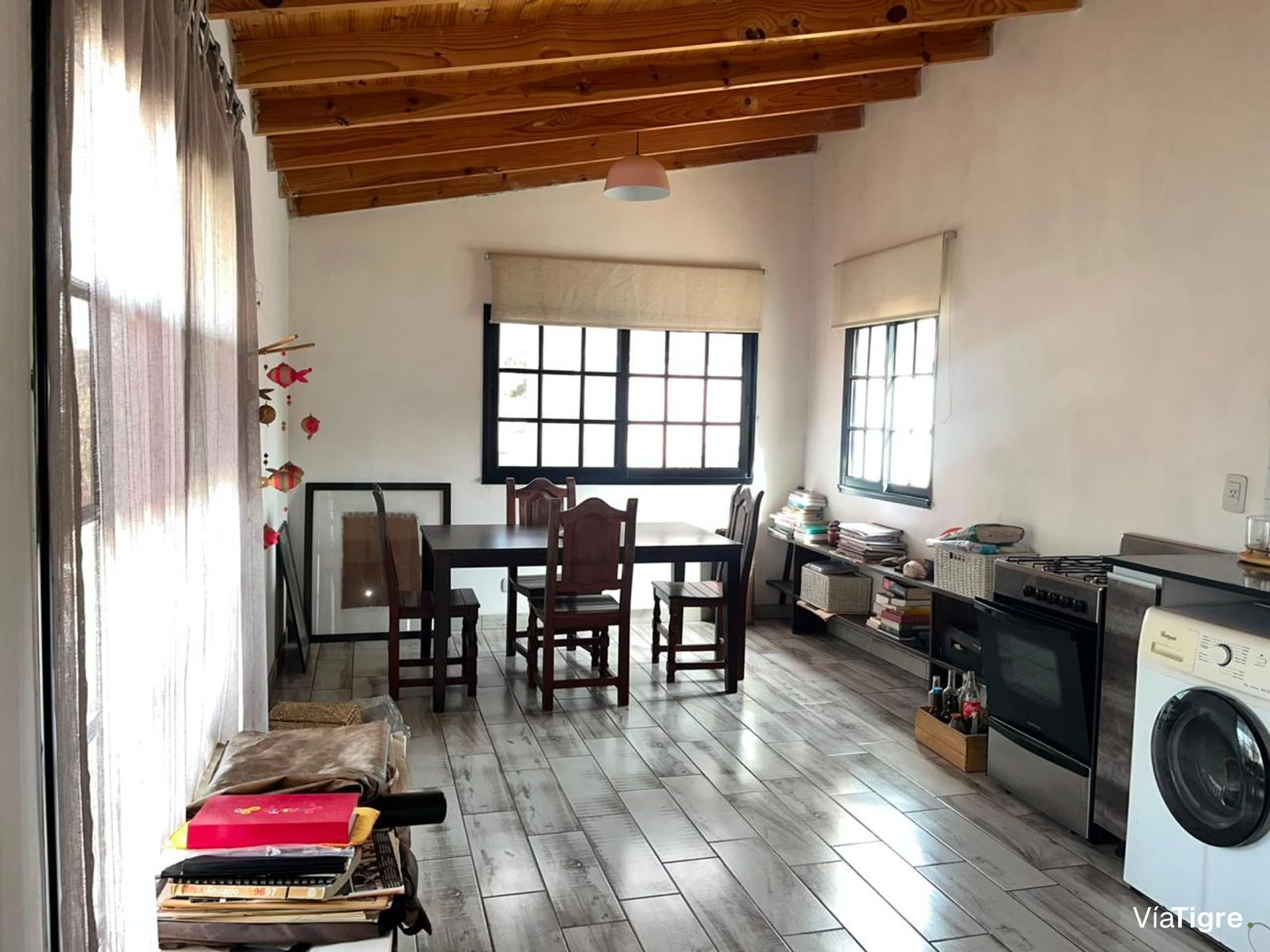 Casa con jardín