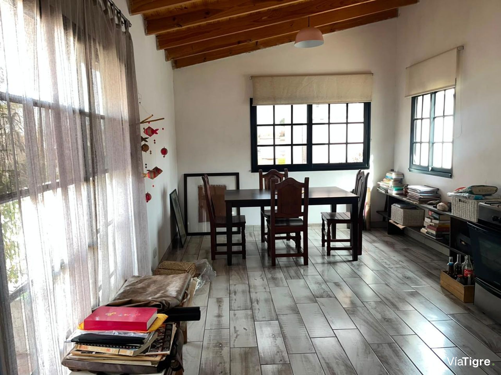 Casa con jardín