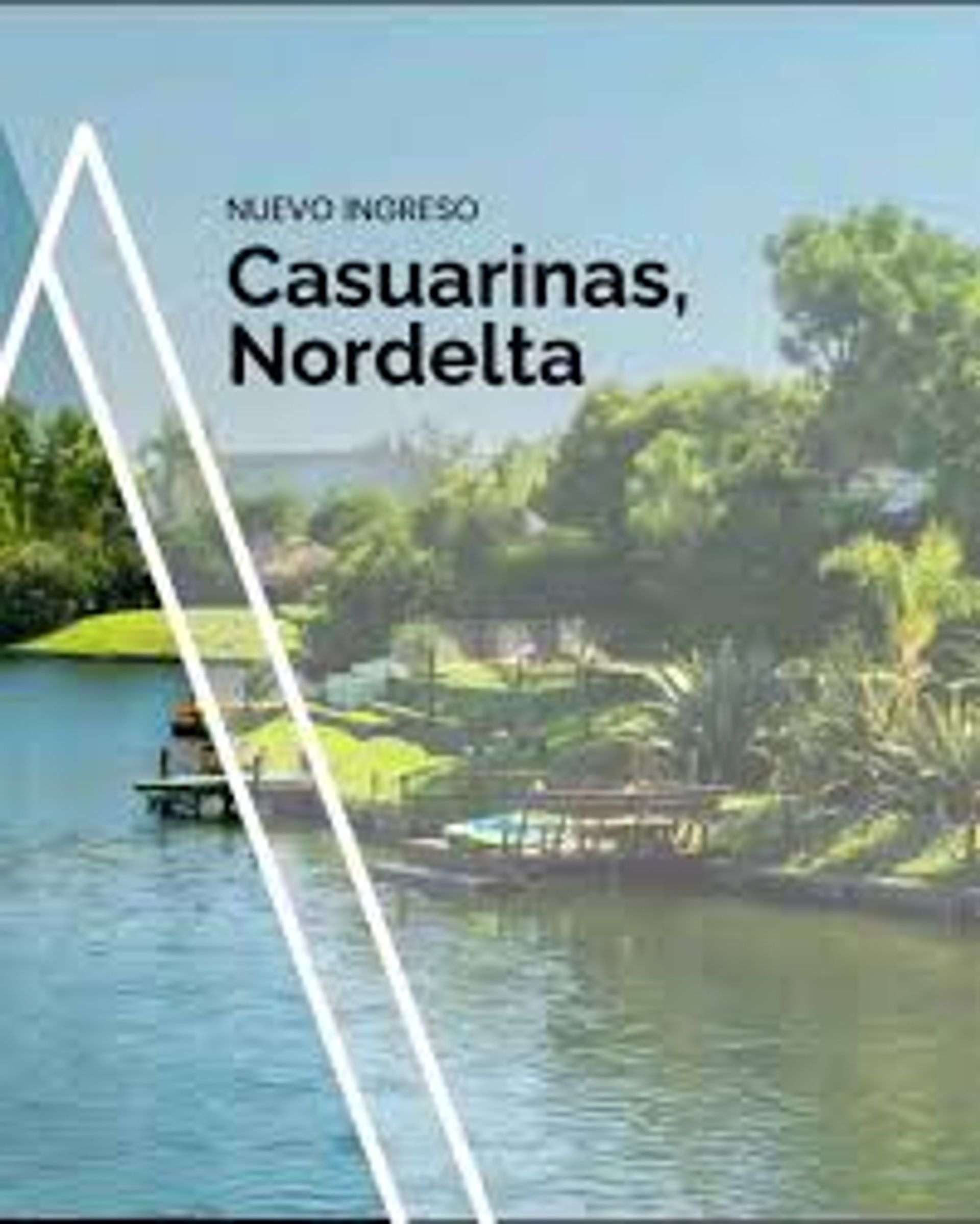 Lote En Venta Barrio Casuarinas Nordelta Al Agua