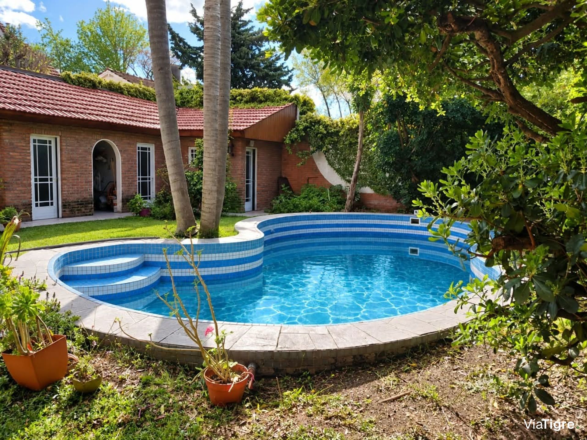 Venta Casa En 3 Plantas Con Jardin Pileta Martinez
