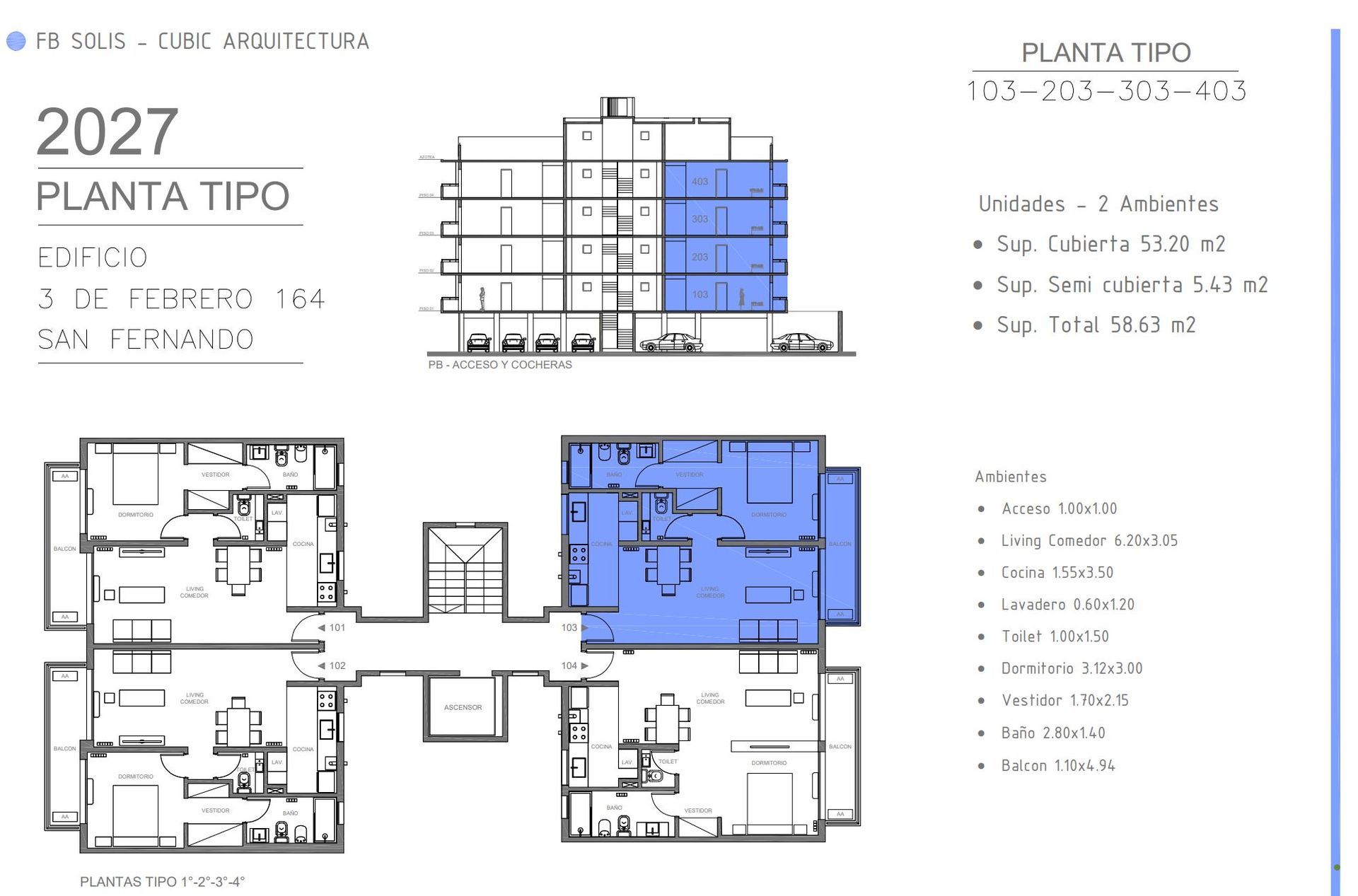 Depto venta San Fernando cochera baulera financia