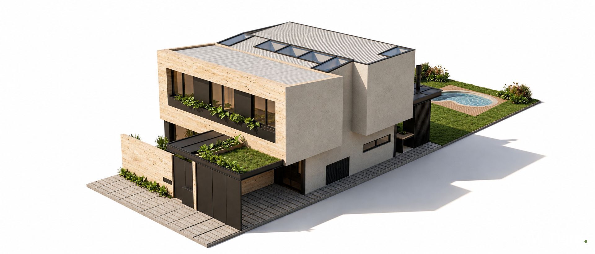 Venta casa a estrenar 5 amb. c/ pileta en Martínez
