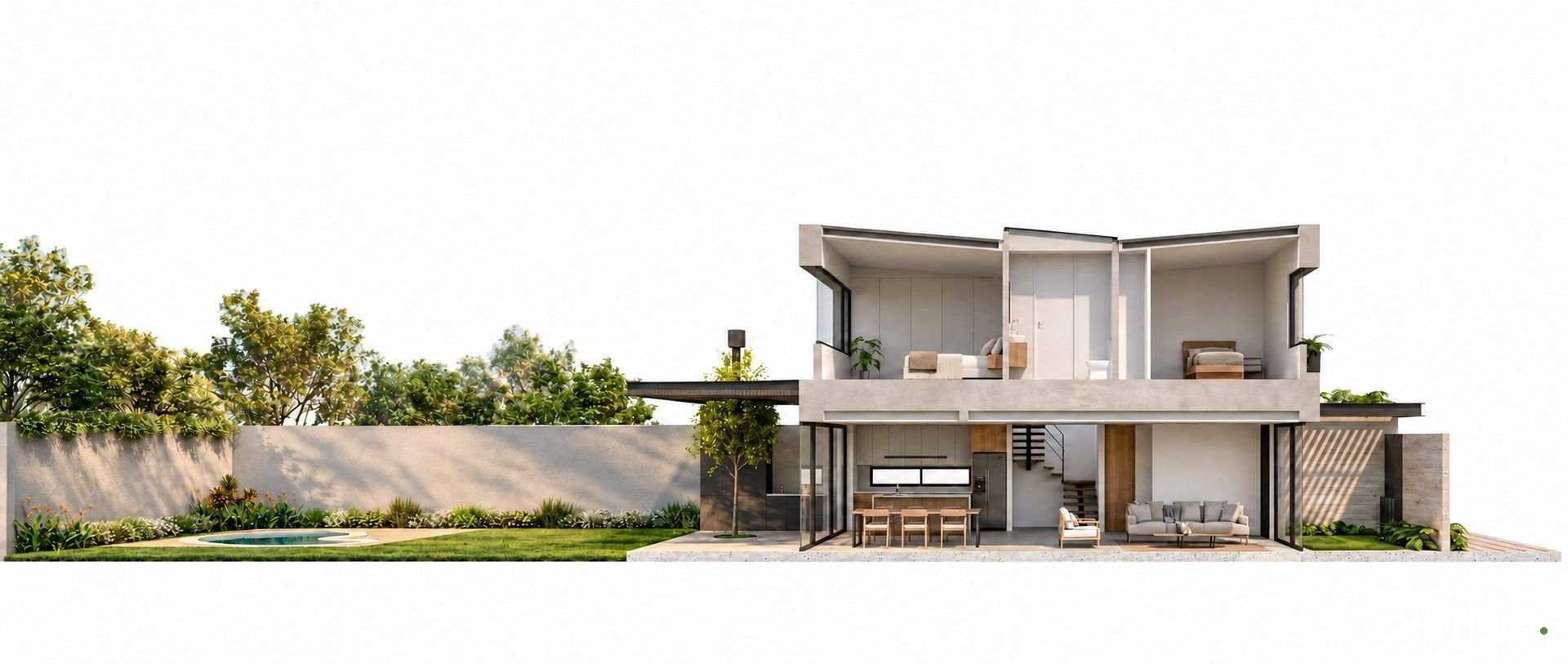 Venta casa a estrenar 5 amb. c/ pileta en Martínez