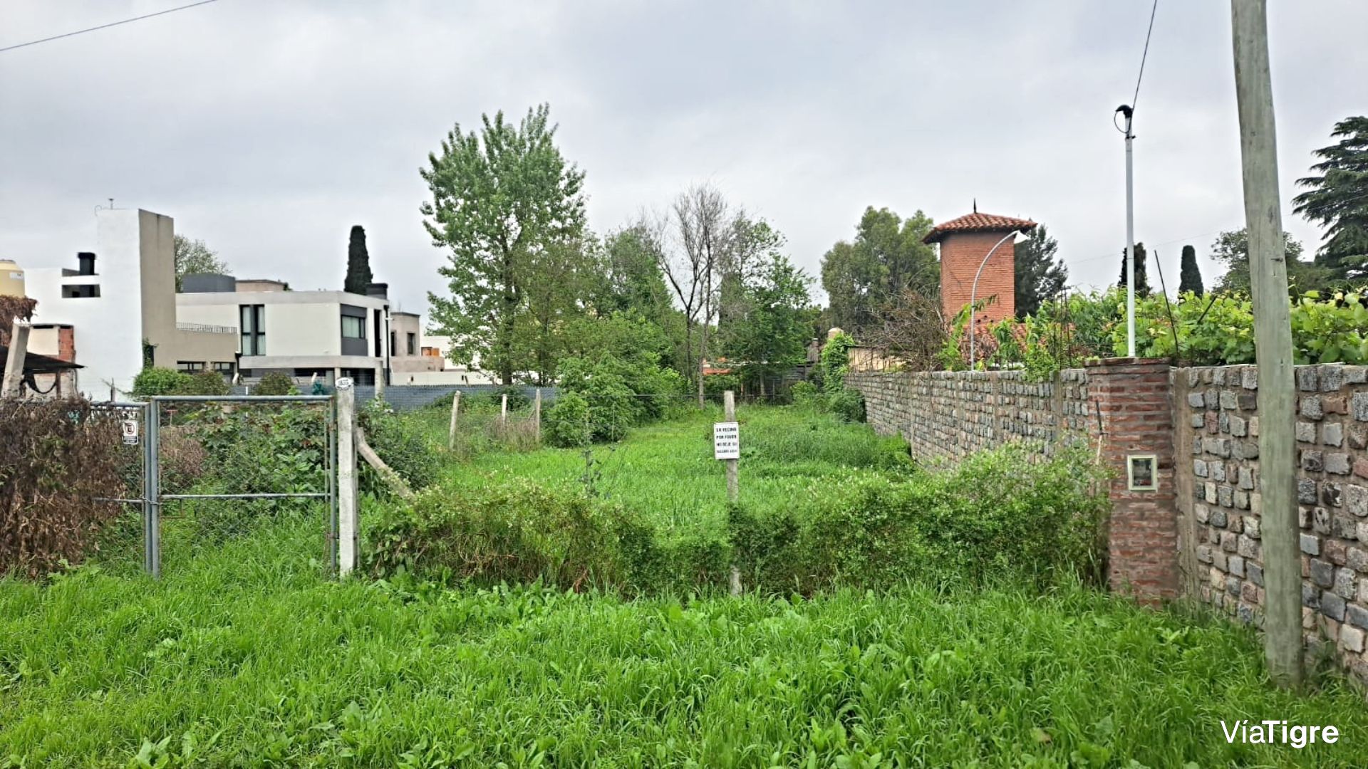 LOTE EN VENTA EN DON TORCUATO TIGRE 10 m x 50 m