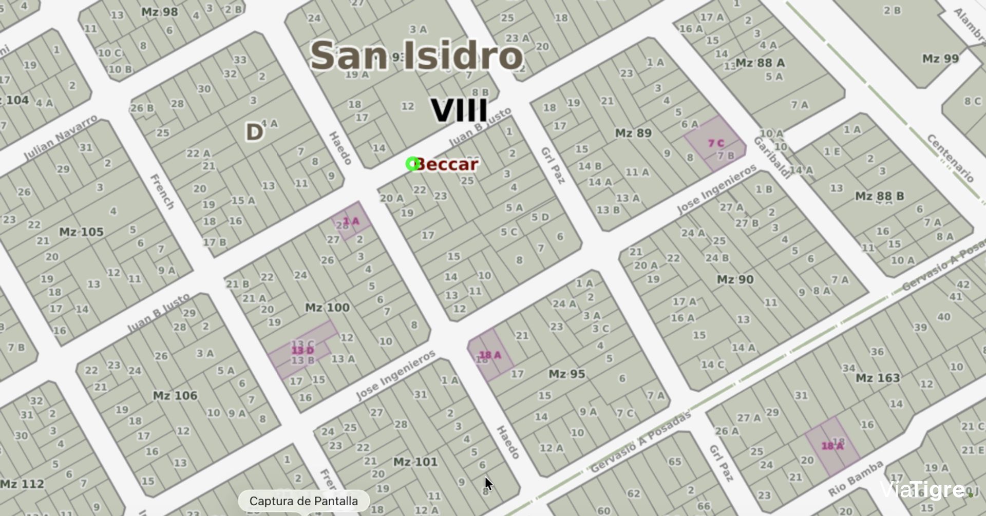 Terreno En Venta En Beccar