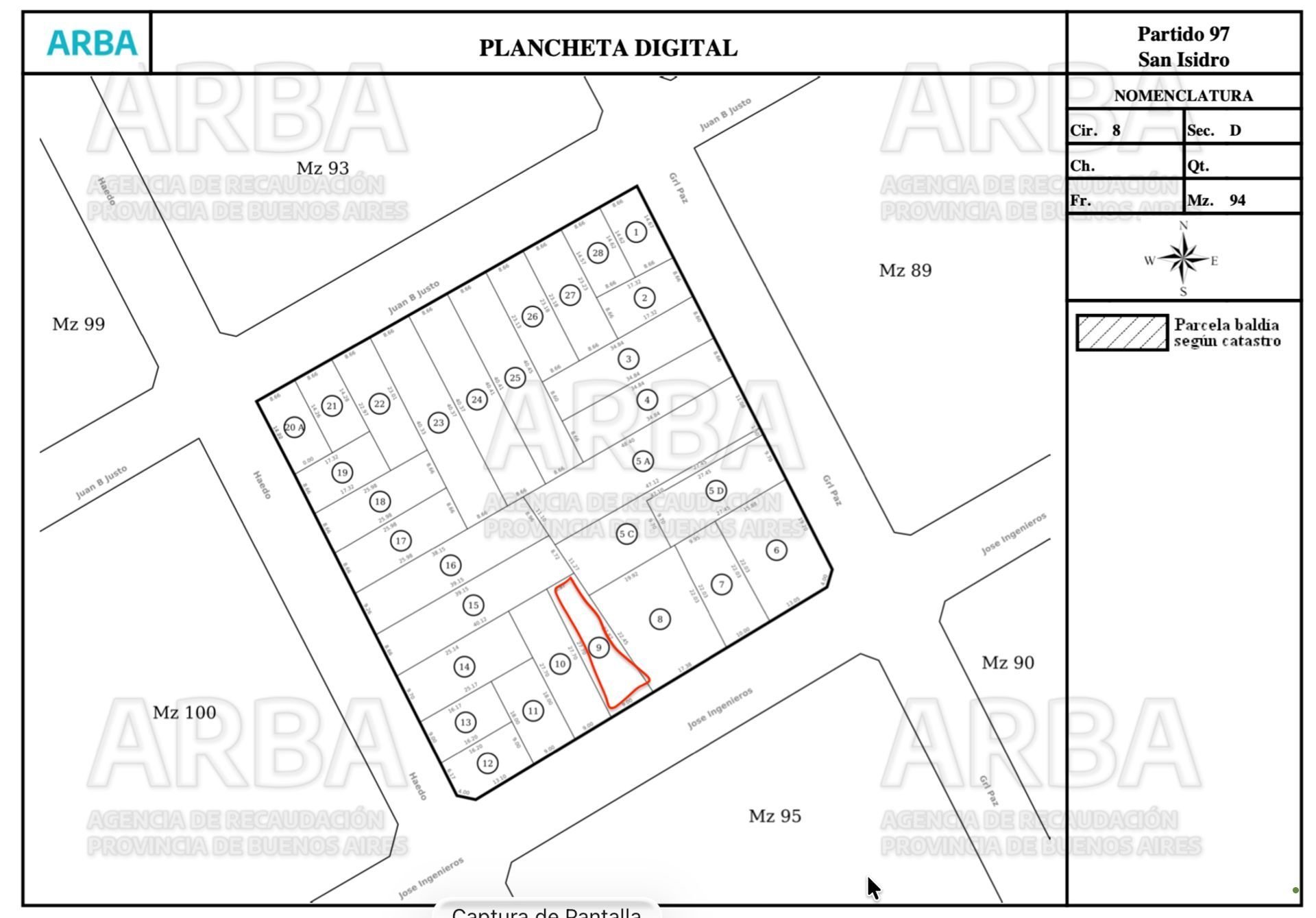 Terreno En Venta En Beccar