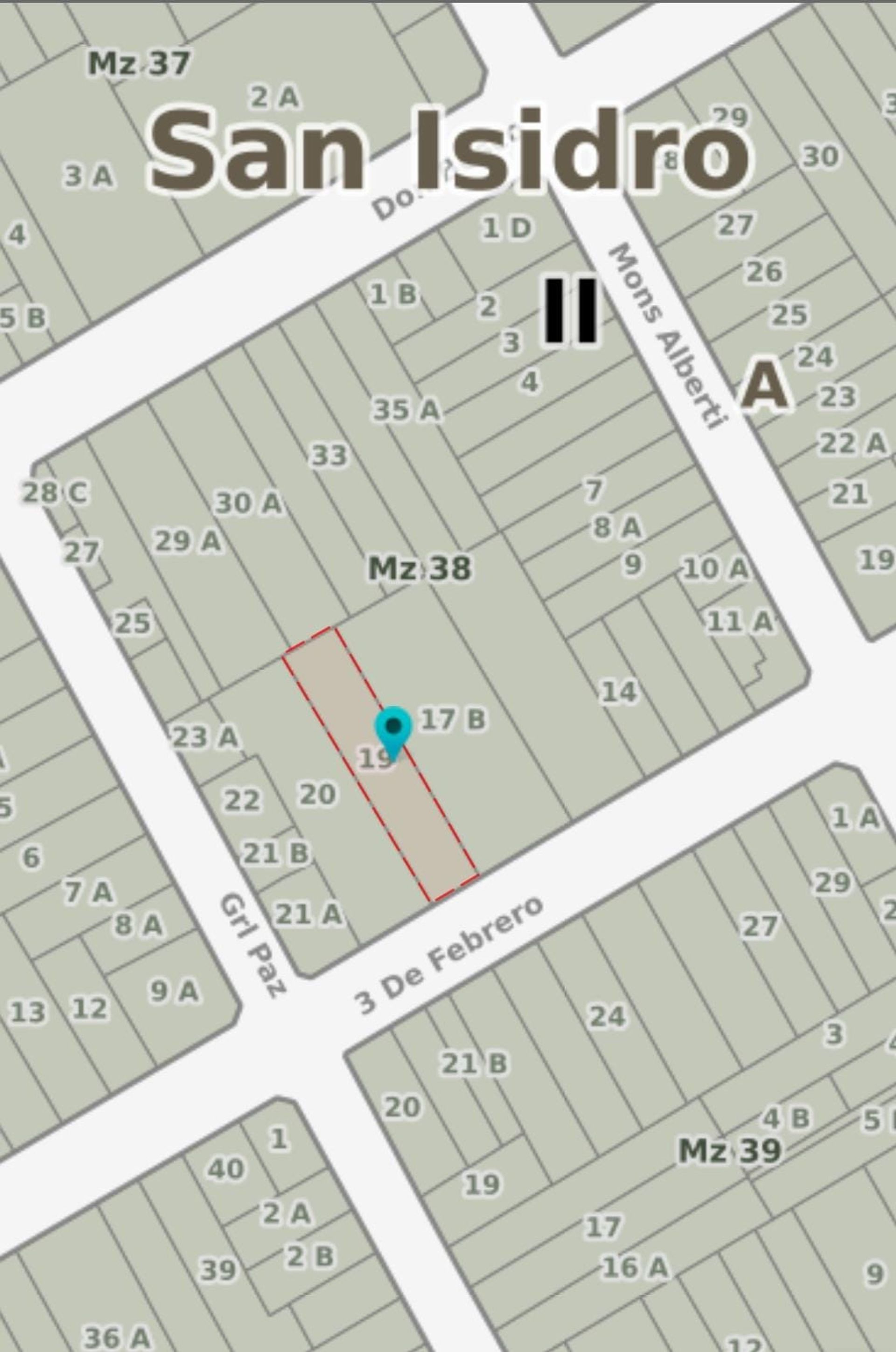 Sale: 688 m² Lot in San Isidro, 3 blocks from Centenario