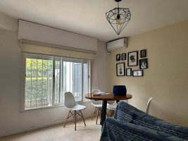 3-room apartment with garage and patio. Refurbished.