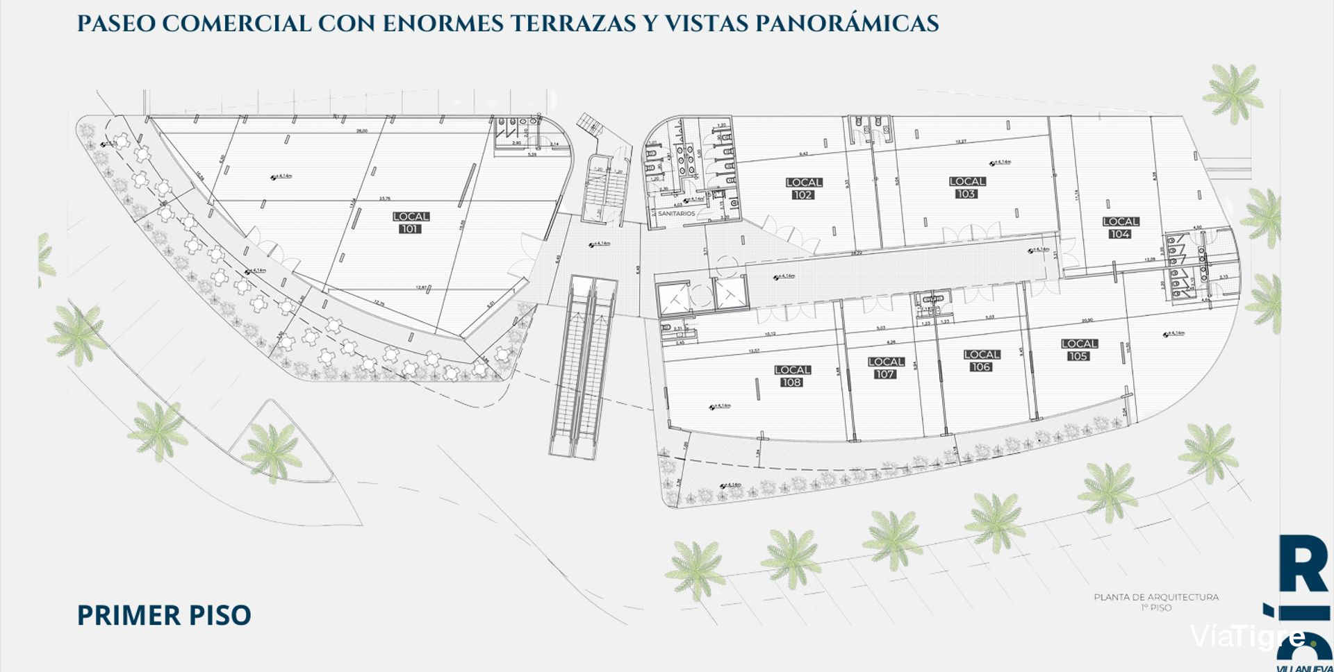 Venta Deptos. con Terrazas Jardín en Villanueva.