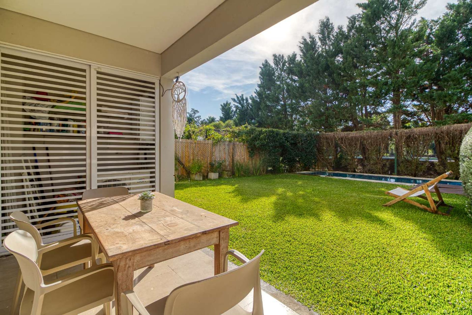 Dpto 3 amb. Chateau Palmar jardín + pileta propia