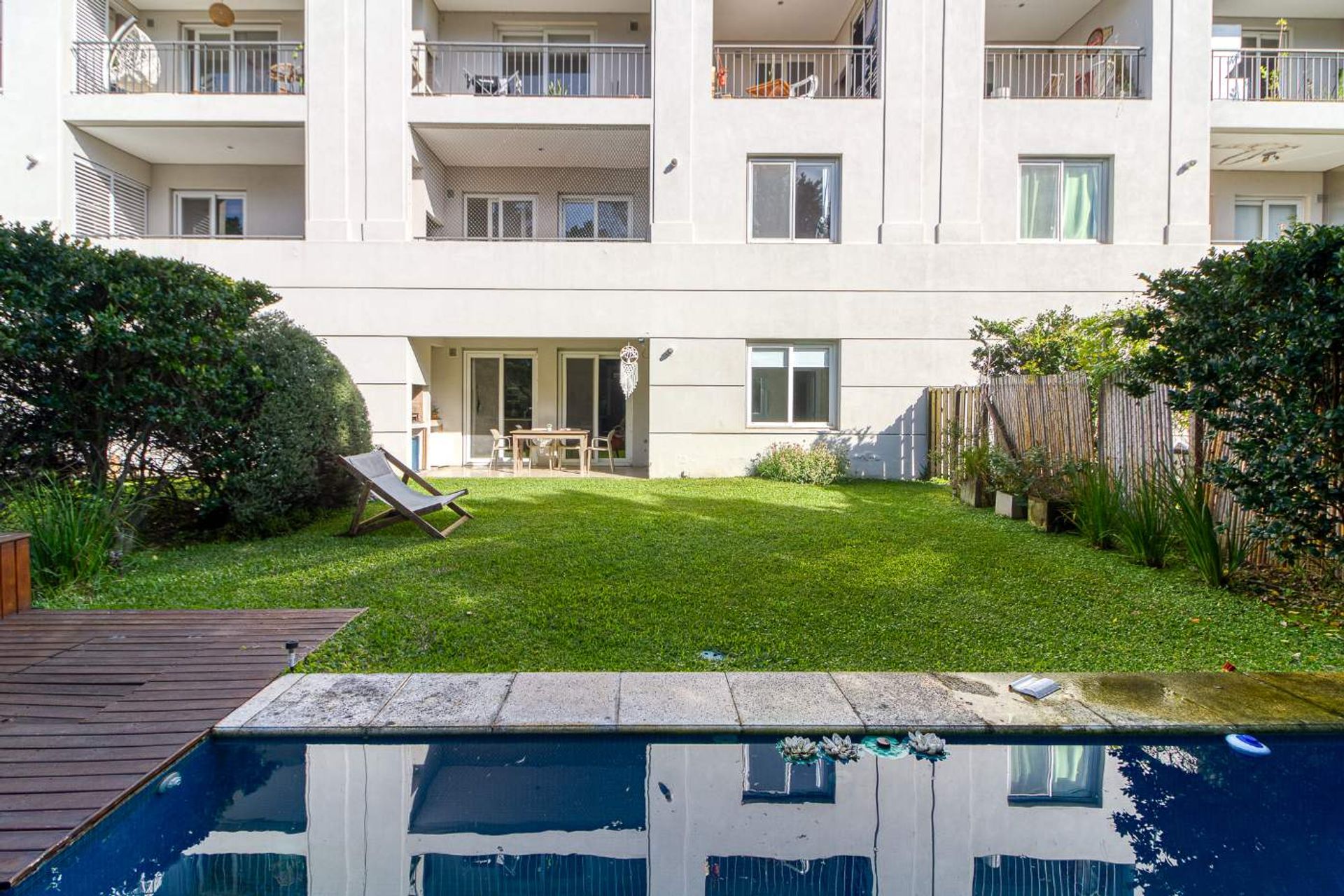 Dpto 3 amb. Chateau Palmar jardín + pileta propia