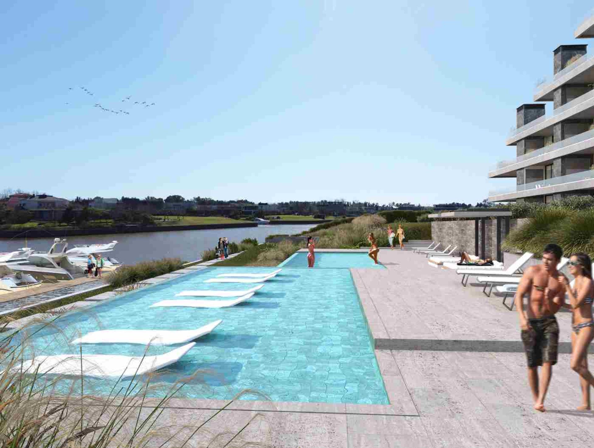 Venta Acqua Marinas 4 Amb 3 Suites, 2 Cocheras Bau