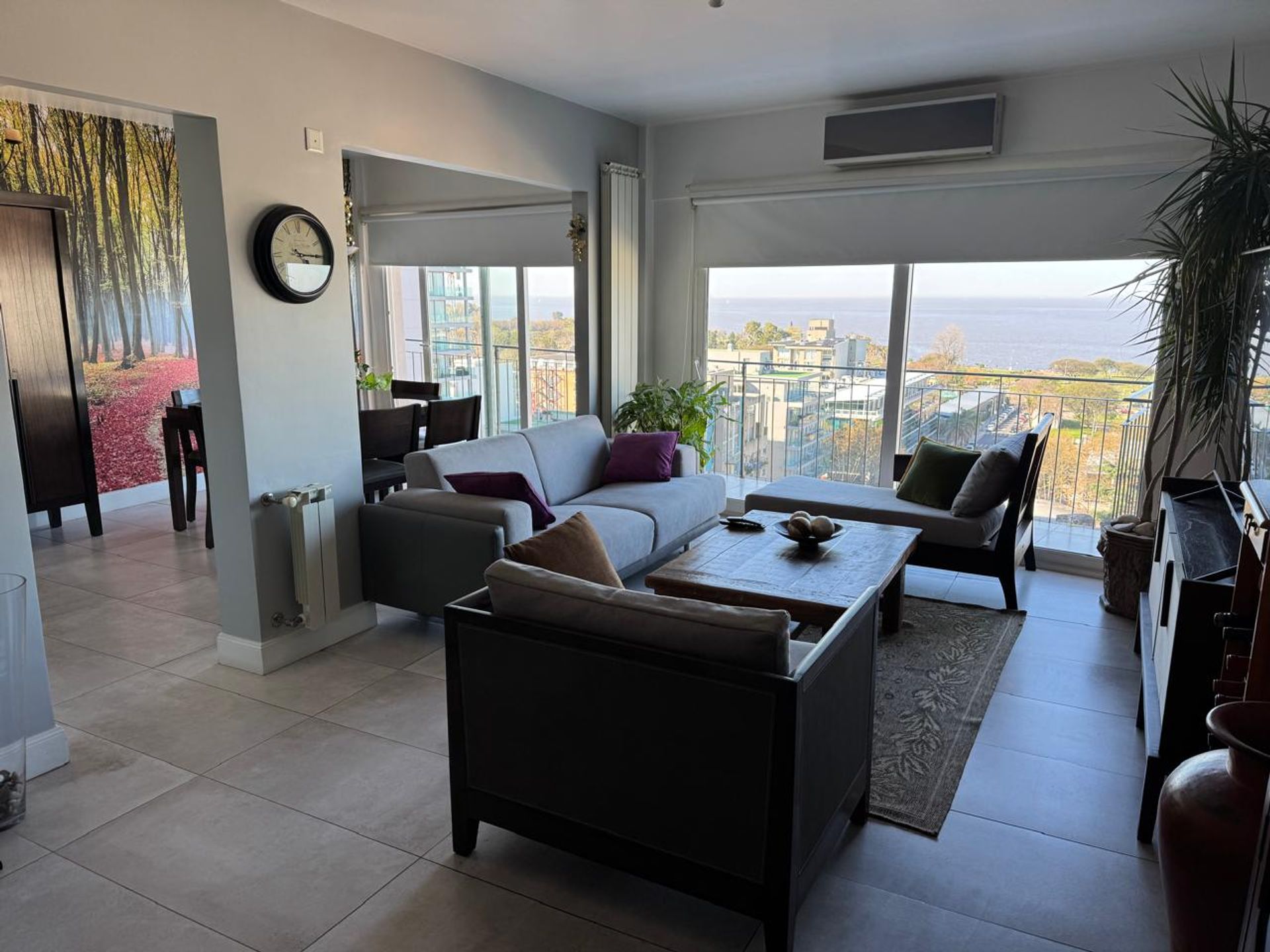 Sale 3-room apartment with balcony view of the River, Vte López