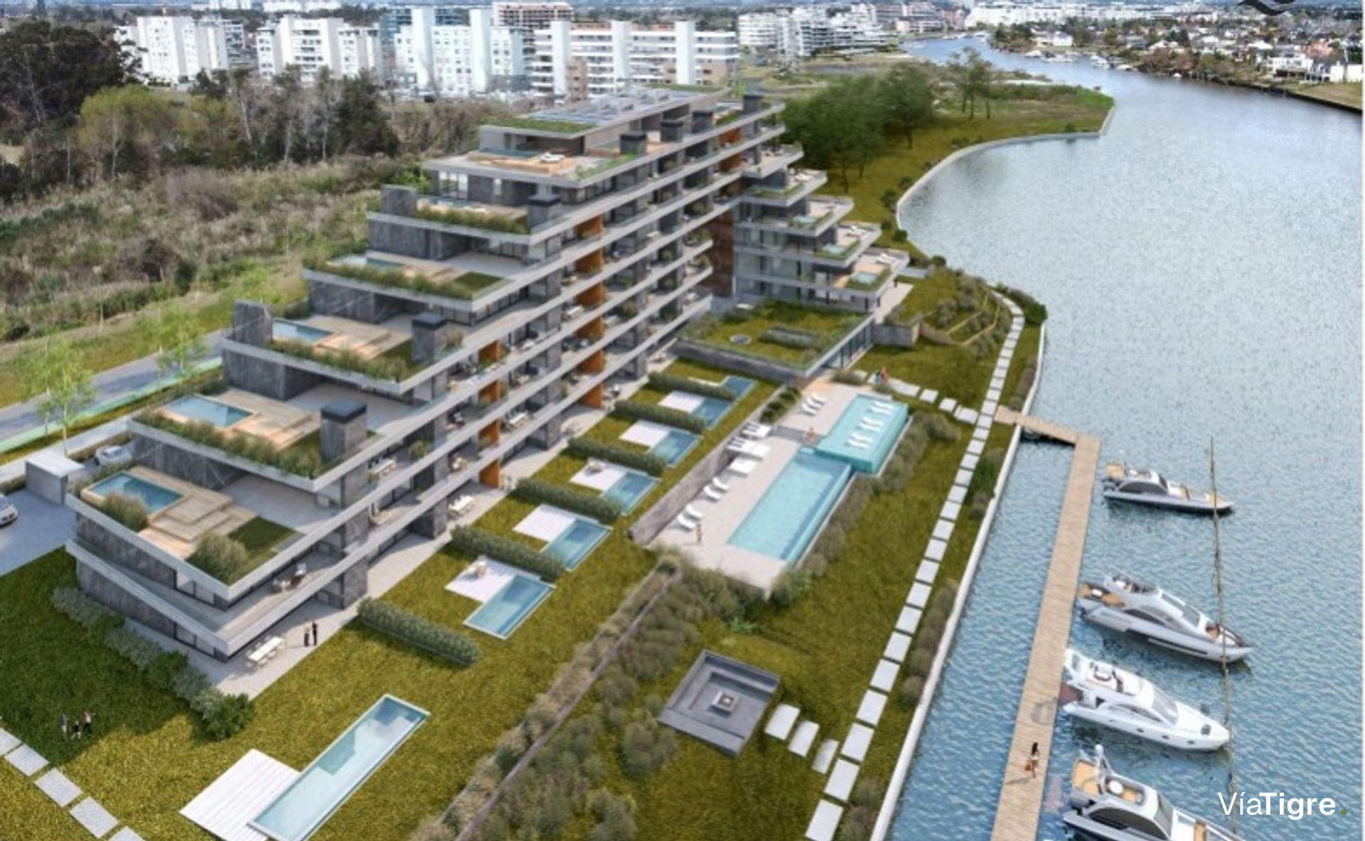Acqua Marinas Nordelta- VENTA DPTOS 3 AMB AL RIO-