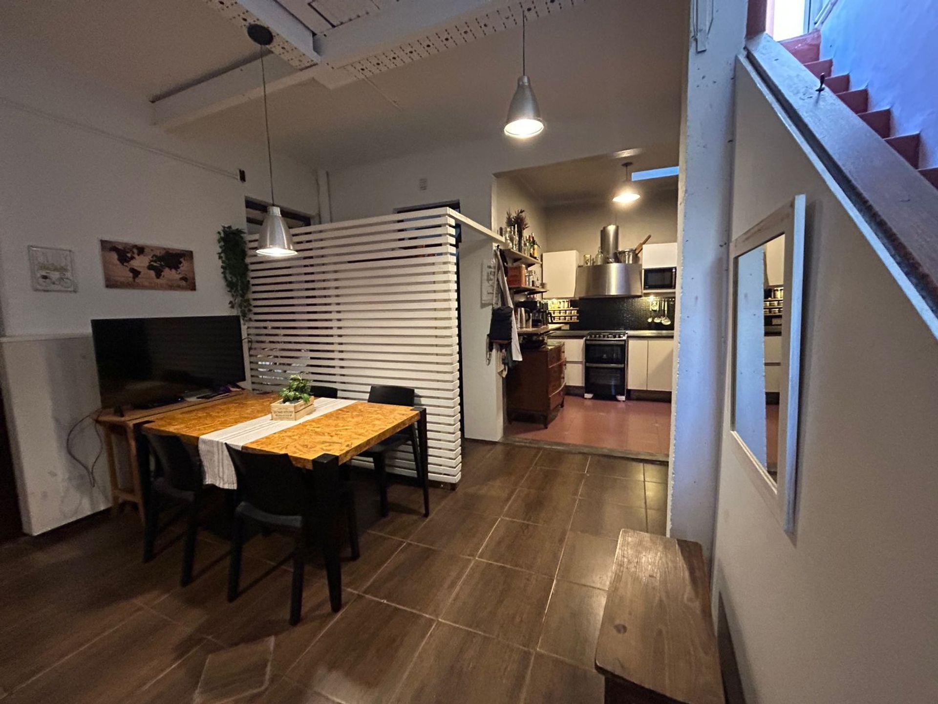 Back apartment for sale in Florida, 3 rooms