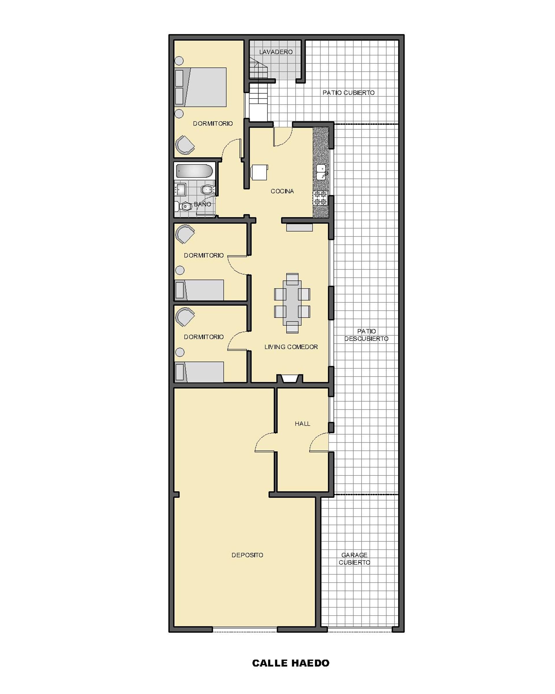 VENTA CASA 3 DORMITORIOS c/ Terraza FLORIDA