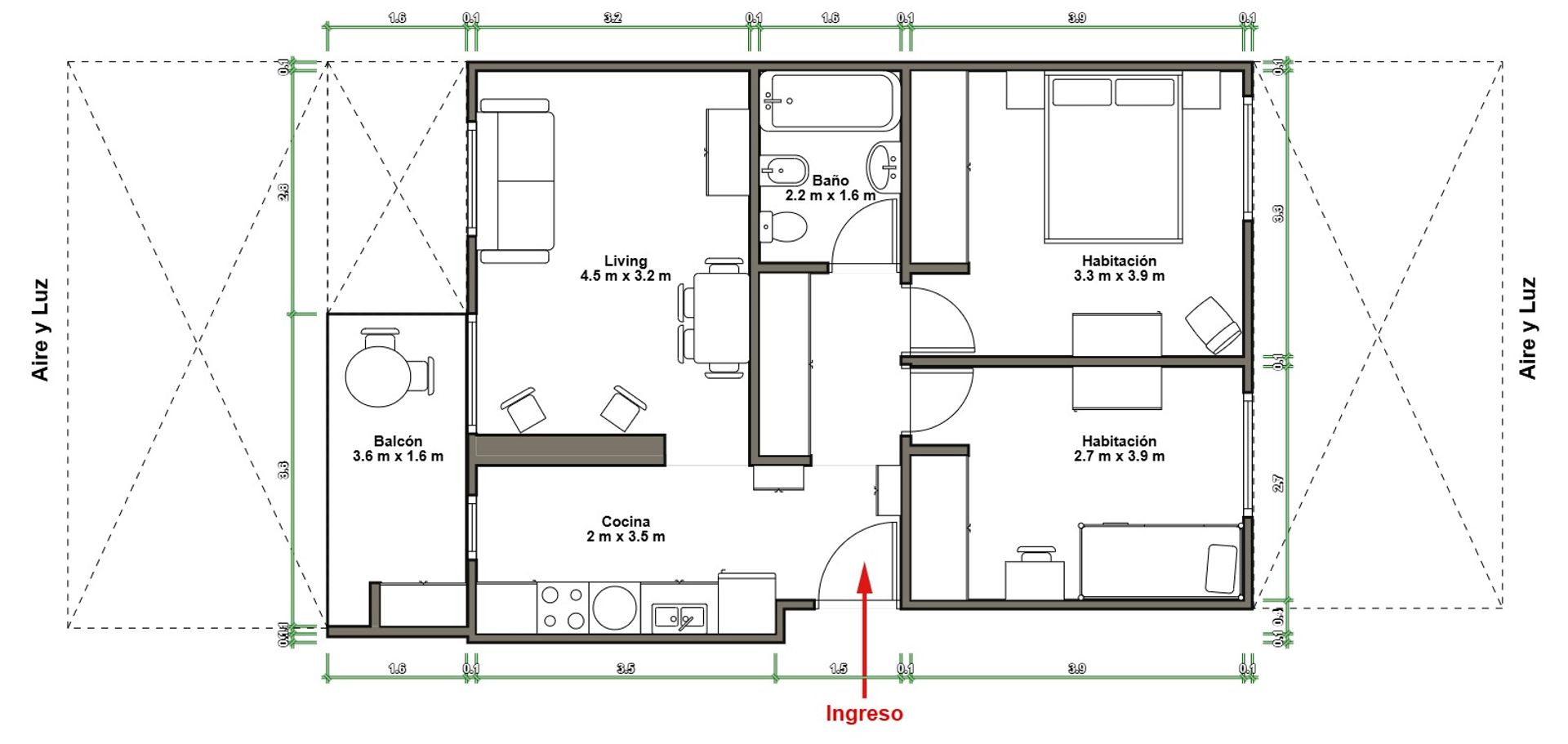 Departamento en Venta, PLAZA DEL SENDERO, NORDELTA