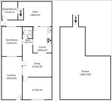 Venta Casa en Munro 3 ambientes con cochera