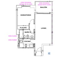 Sale Apartment 2 rooms. River view. Casino. Delta Tigre