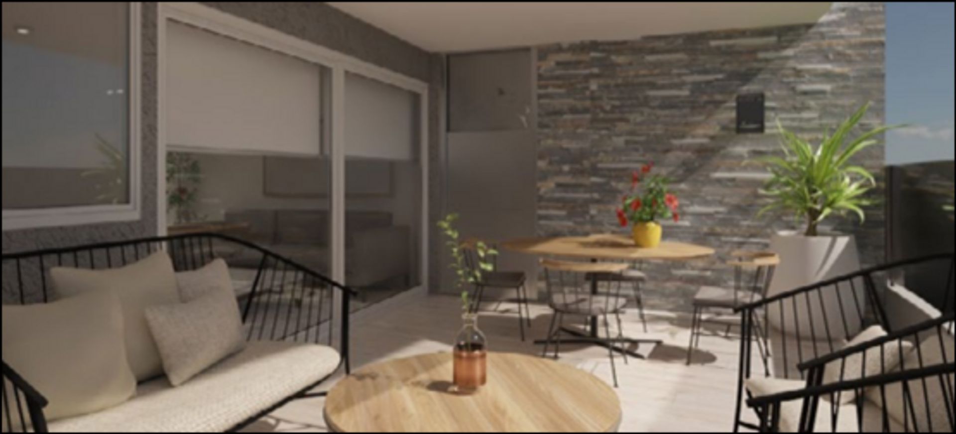Live in Nordelta: 2 rooms with garden and amenities