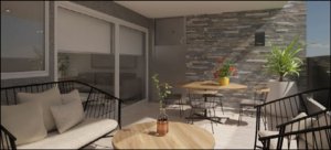 Live in Nordelta: 2 rooms with garden and amenities