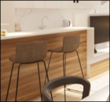 Live in Nordelta: 2 rooms with garden and amenities