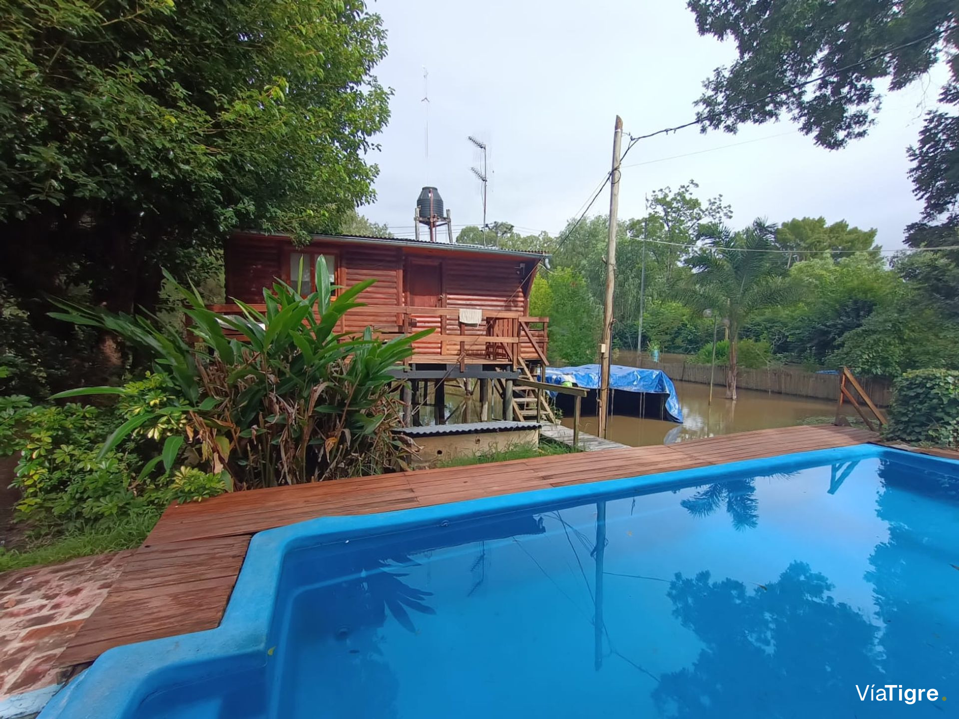 Venta Casa + Cabaña + Pileta DELTA a 5min