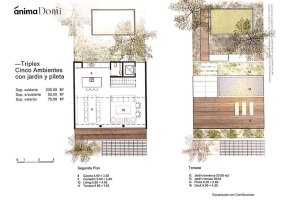 Triplex apartment for sale in Punta Chica