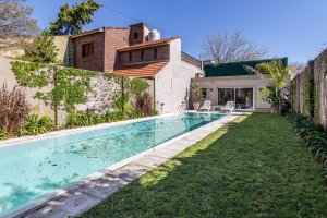 3‑room house for rent in Olivos with pool and grill