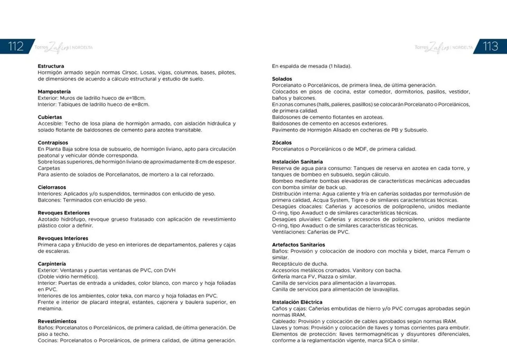 Torres Zafiro Nordelta - Venta Depto 2 Ambientes